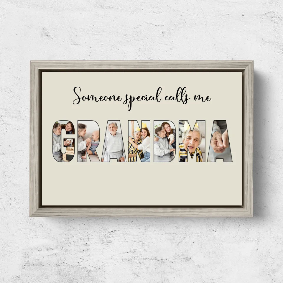 Personalized Canvas "Someone Special Calls Me Grandma"