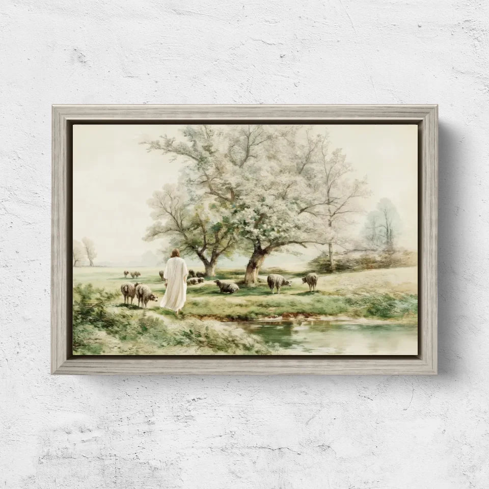 Premium Canvas "Gentle shepherd"