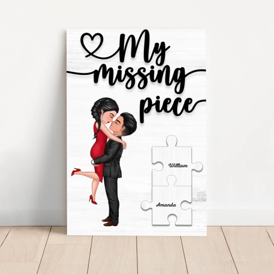 Personalized Canvas “The missing piece”