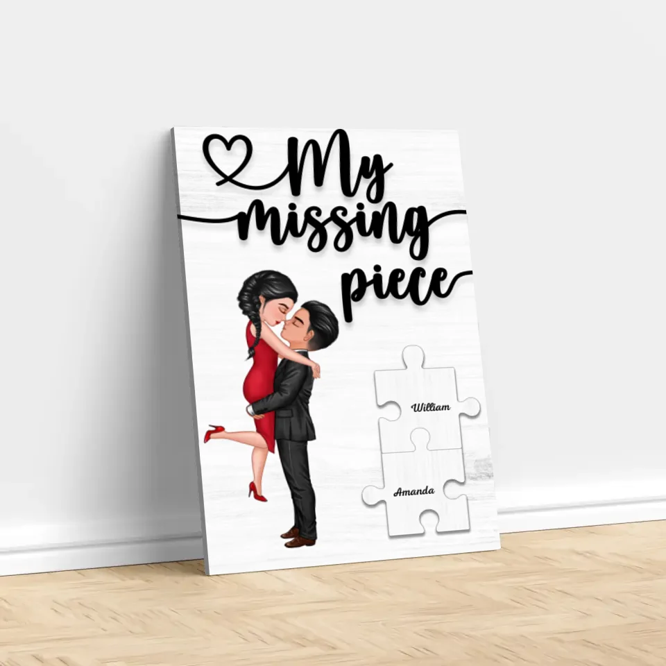 Personalized Canvas “The missing piece”