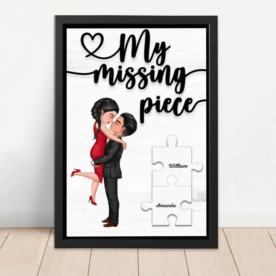Personalized Canvas “The missing piece”