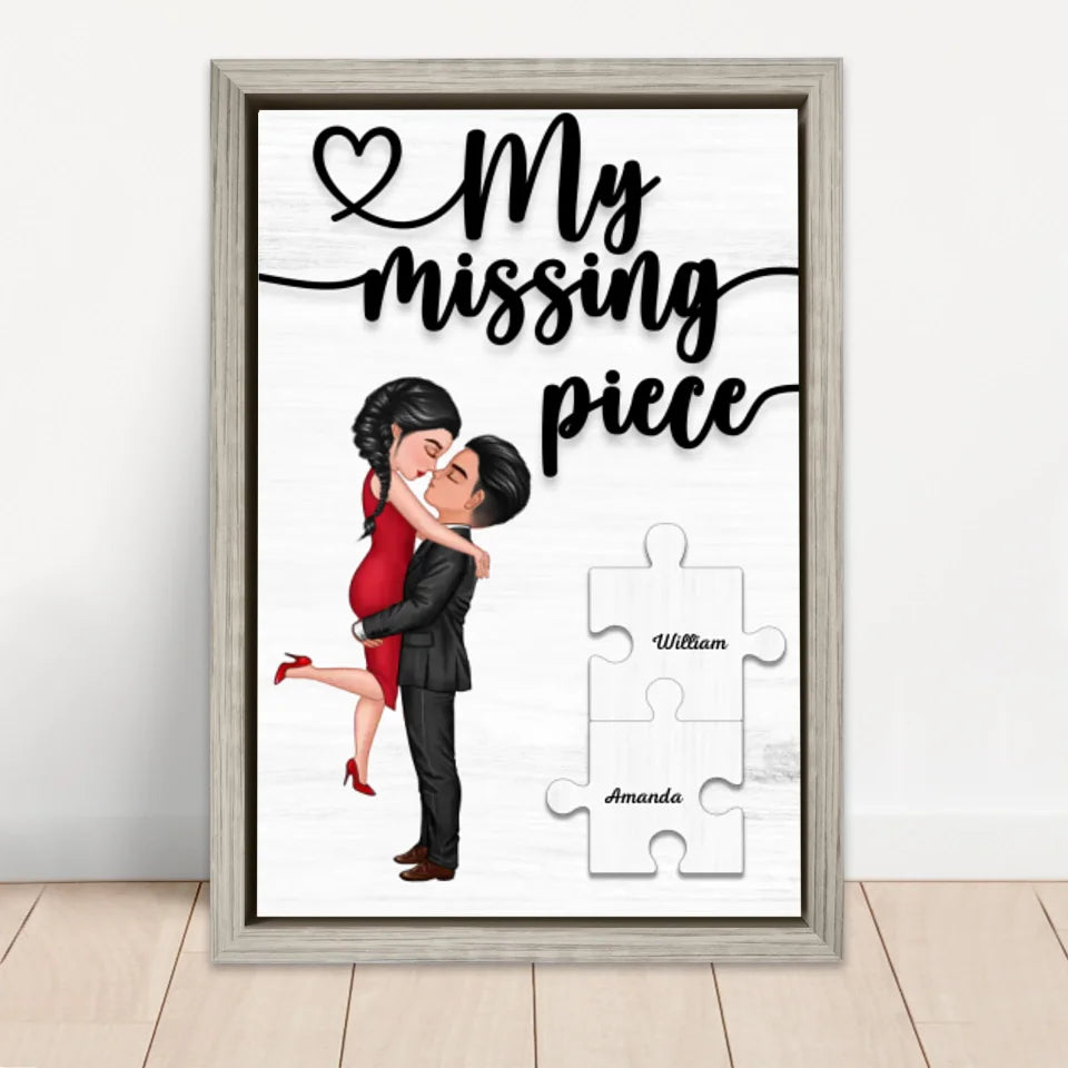 Personalized Canvas “The missing piece”