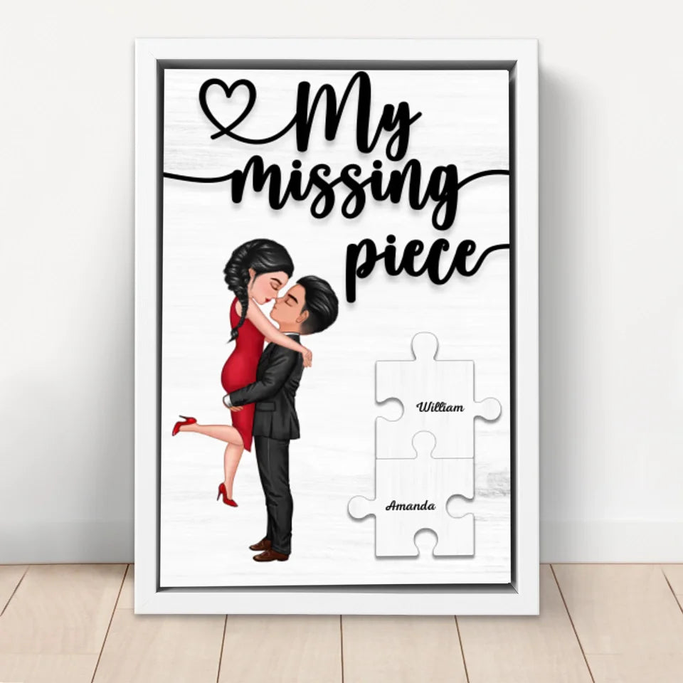 Personalized Canvas “The missing piece”