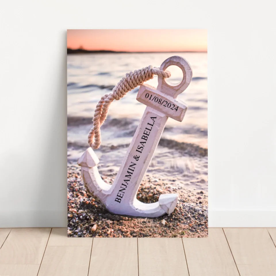 Personalized Canvas “Shared anchor”