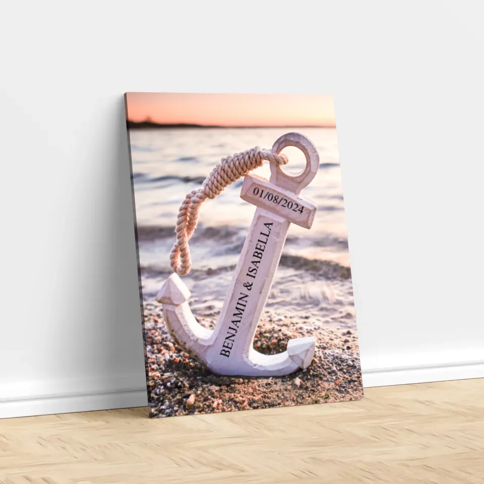 Personalized Canvas “Shared anchor”