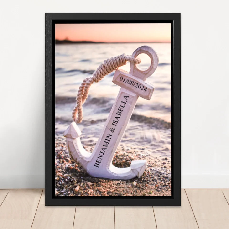 Personalized Canvas “Shared anchor”