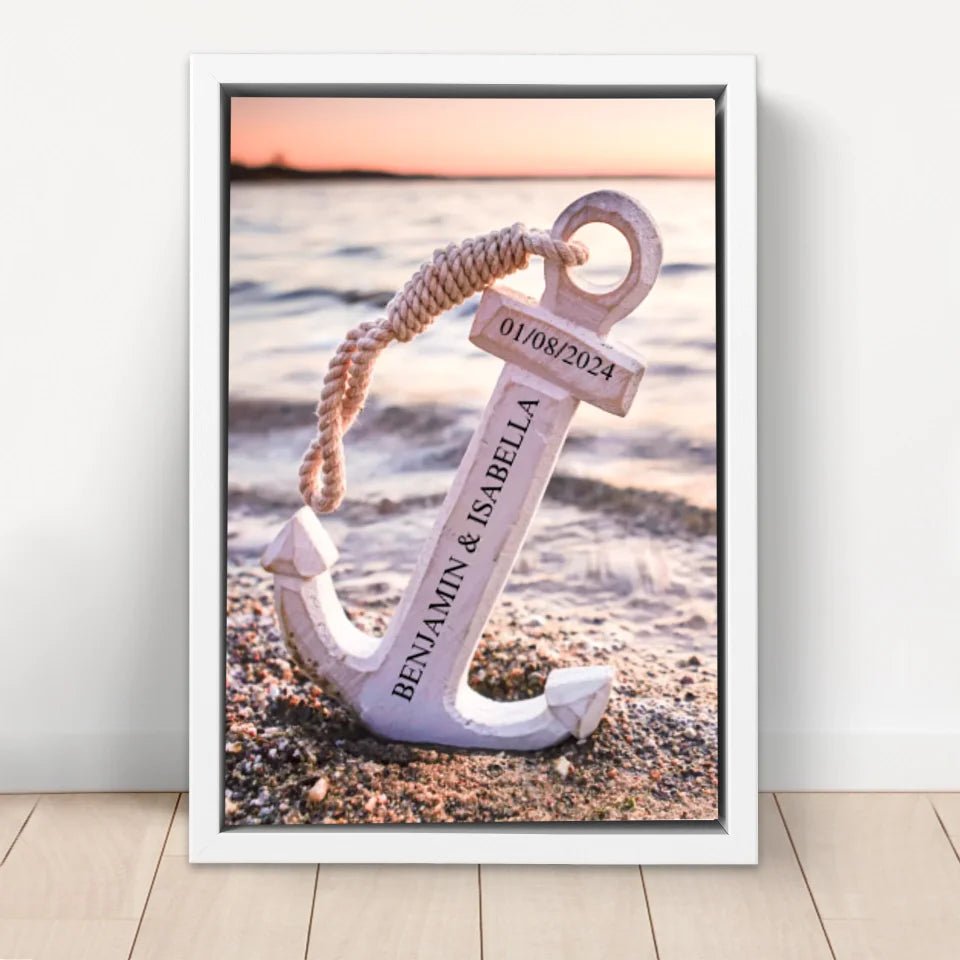 Personalized Canvas “Shared anchor”