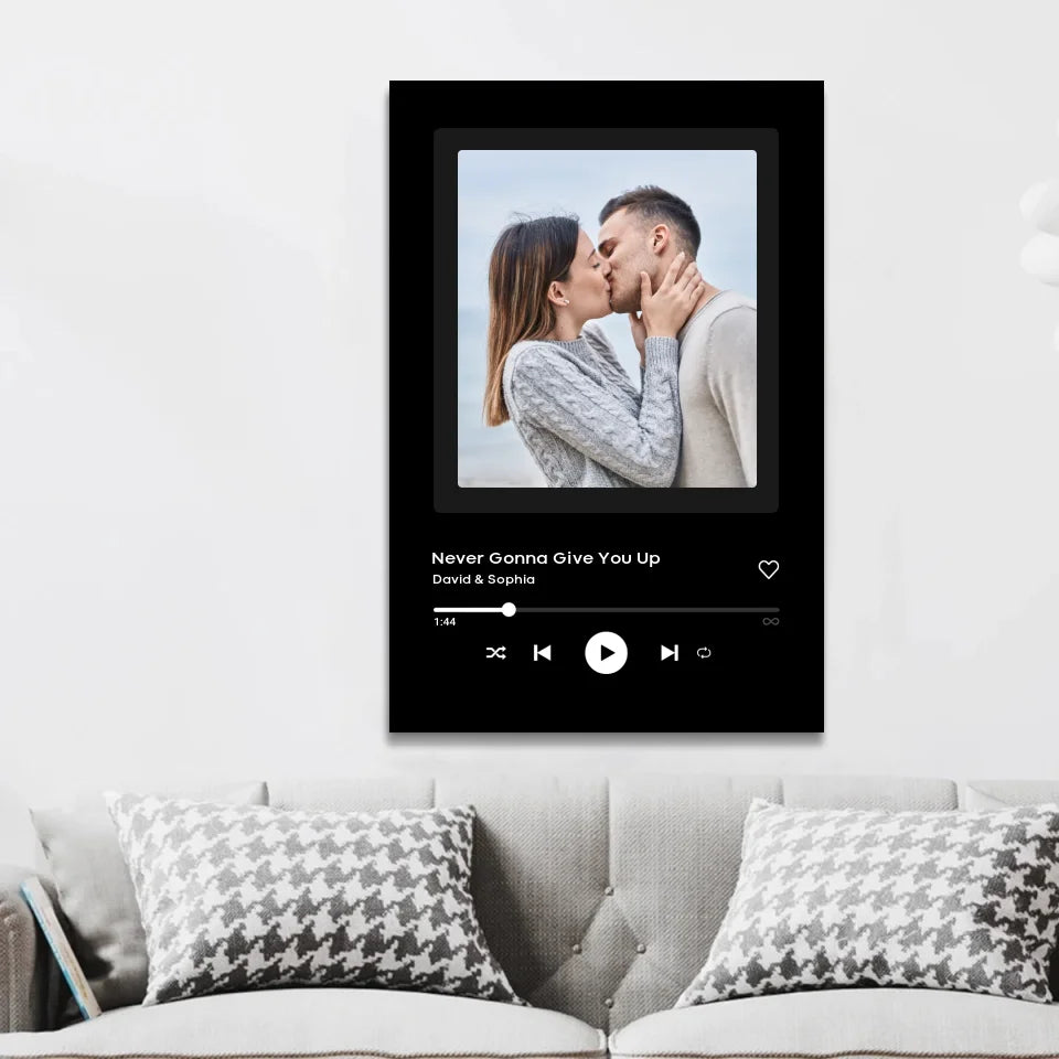 Personalized Canvas "Music Cover"