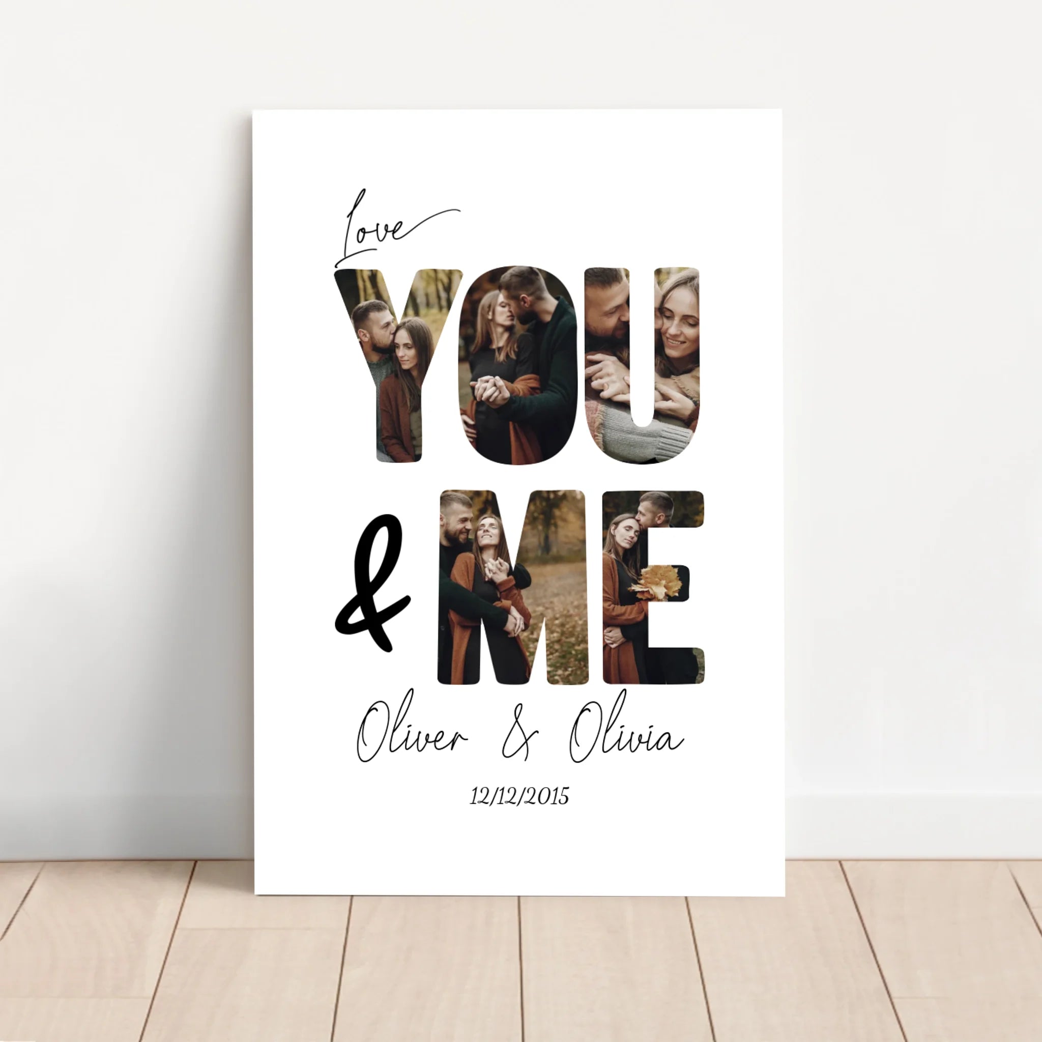 Personalized Canvas “You and me”
