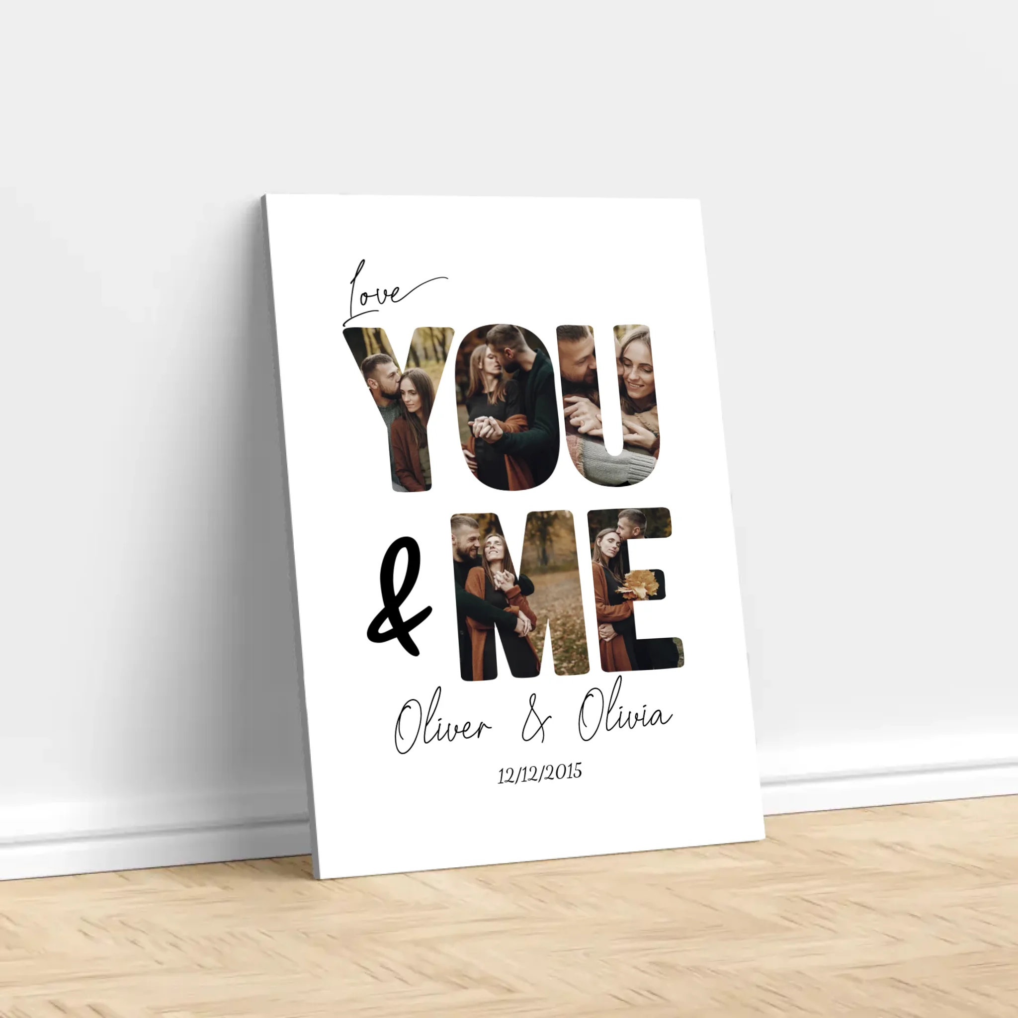 Personalized Canvas “You and me”
