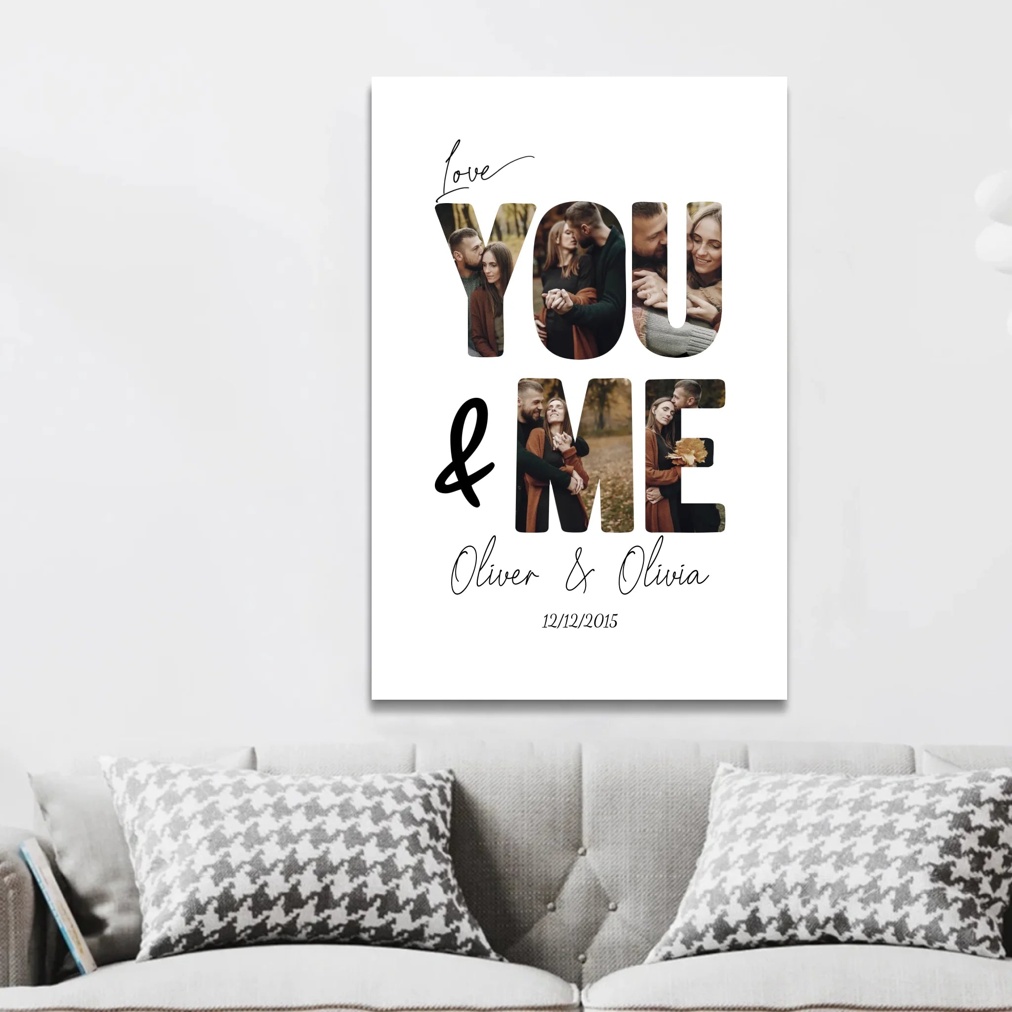 Personalized Canvas “You and me”
