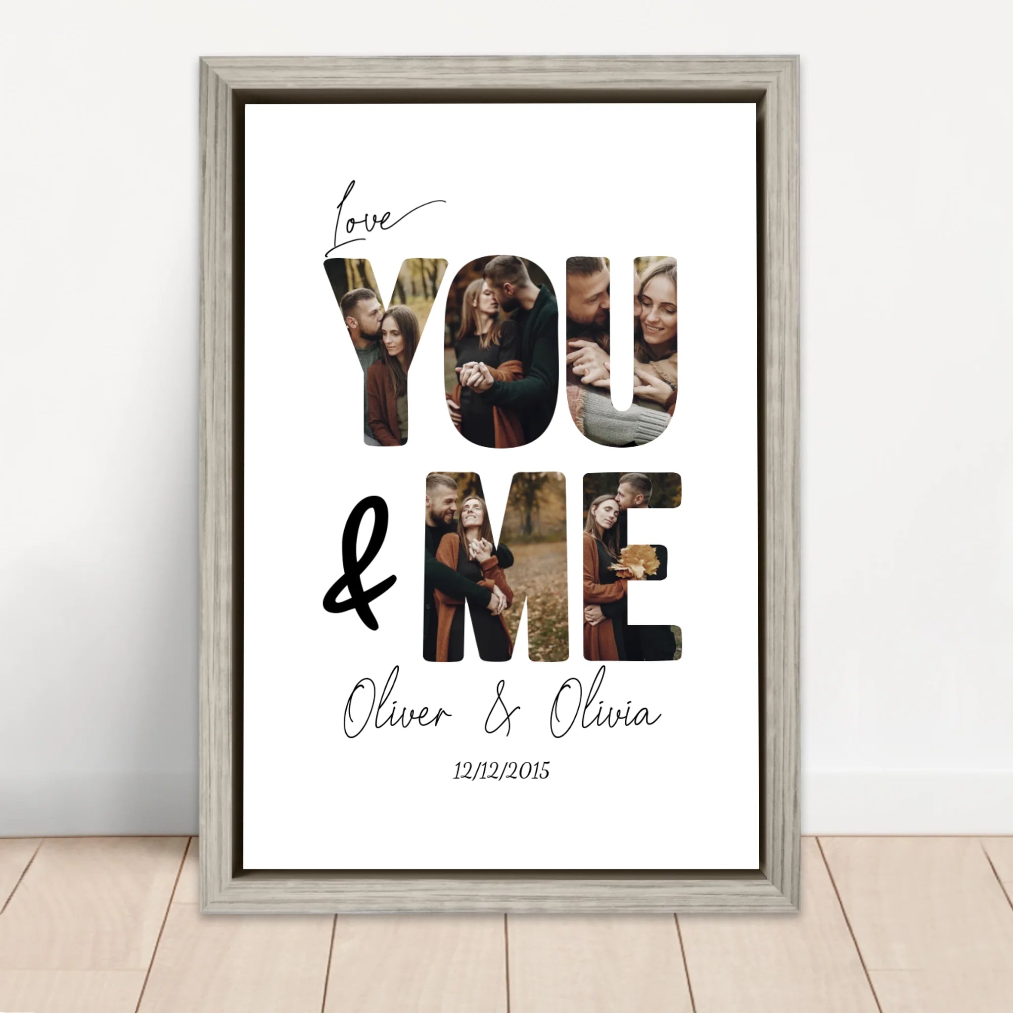 Personalized Canvas “You and me”