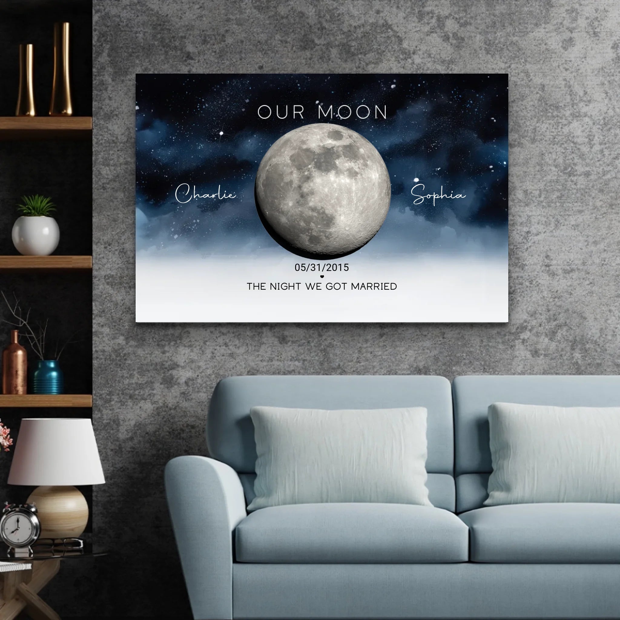 Personalized Canvas “The Night We Got Married”