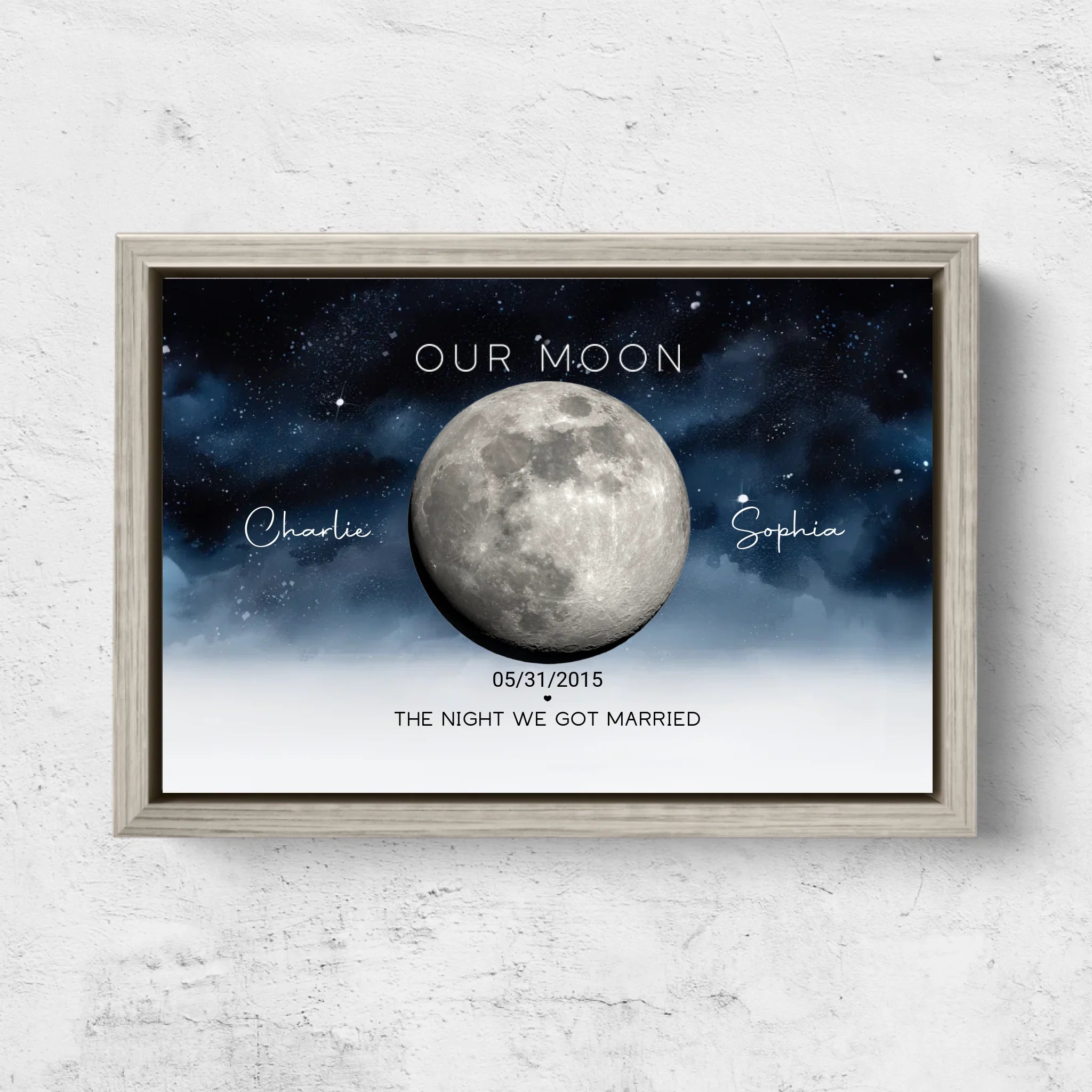 Personalized Canvas “The Night We Got Married”