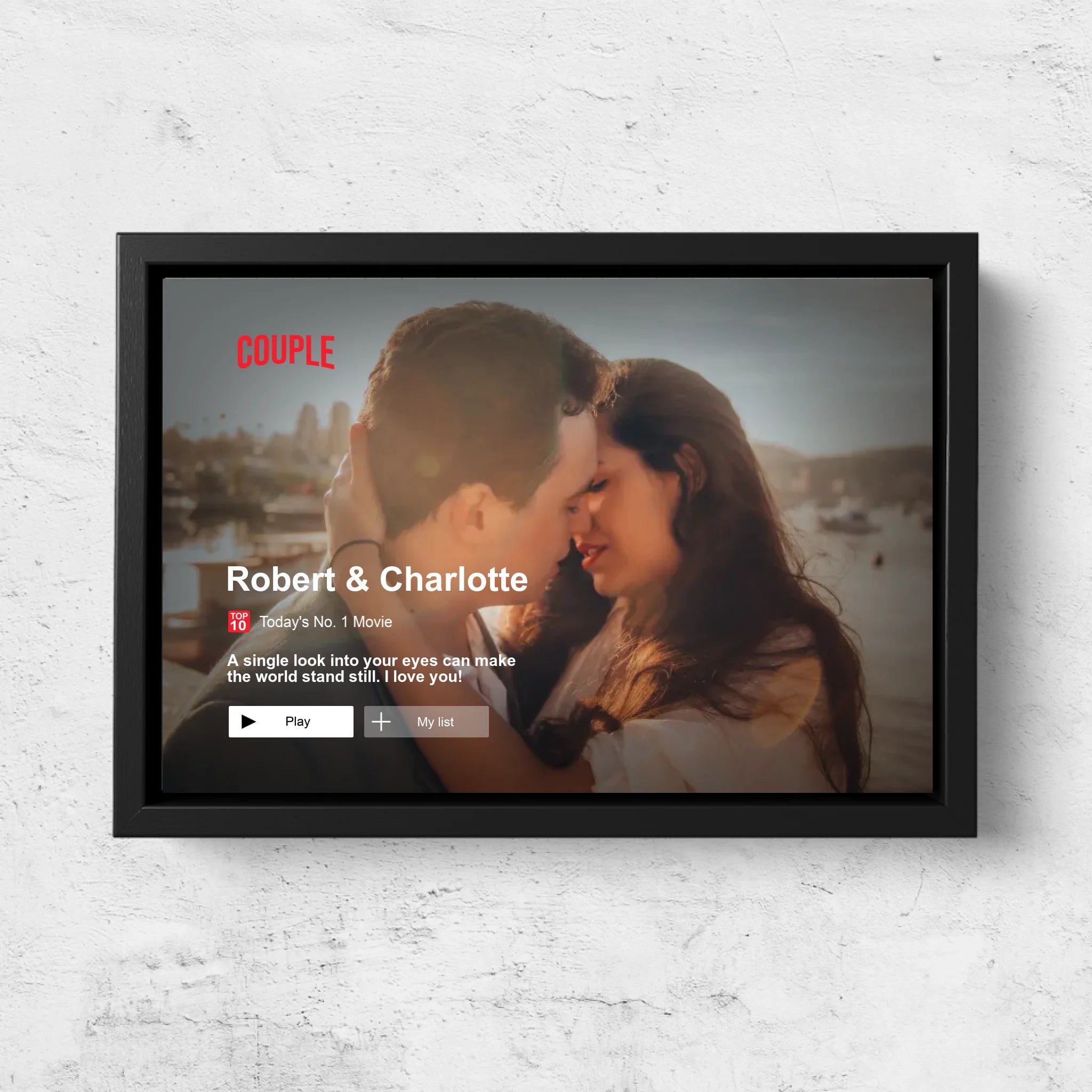 Personalized Canvas “Lovestory”