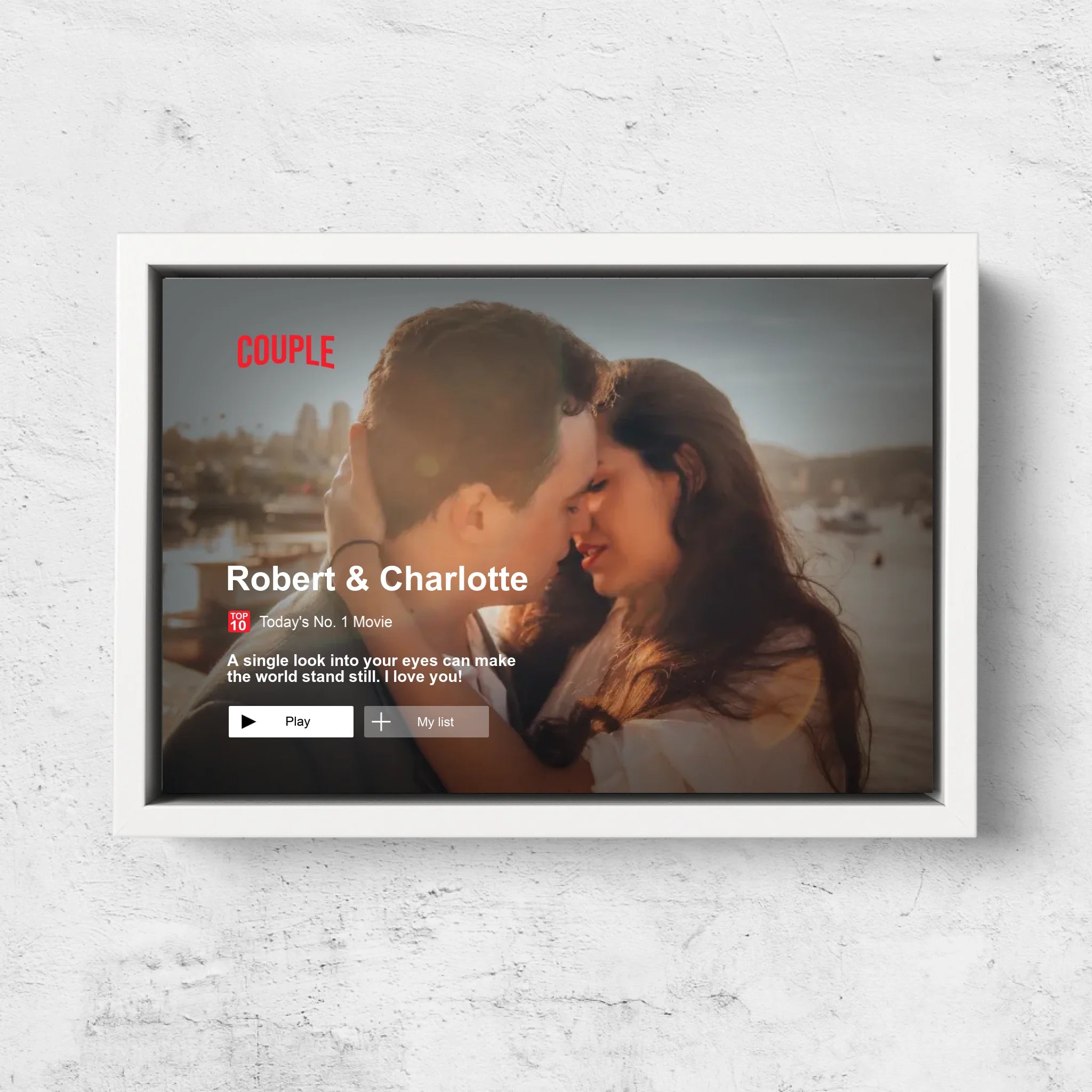 Personalized Canvas “Lovestory”