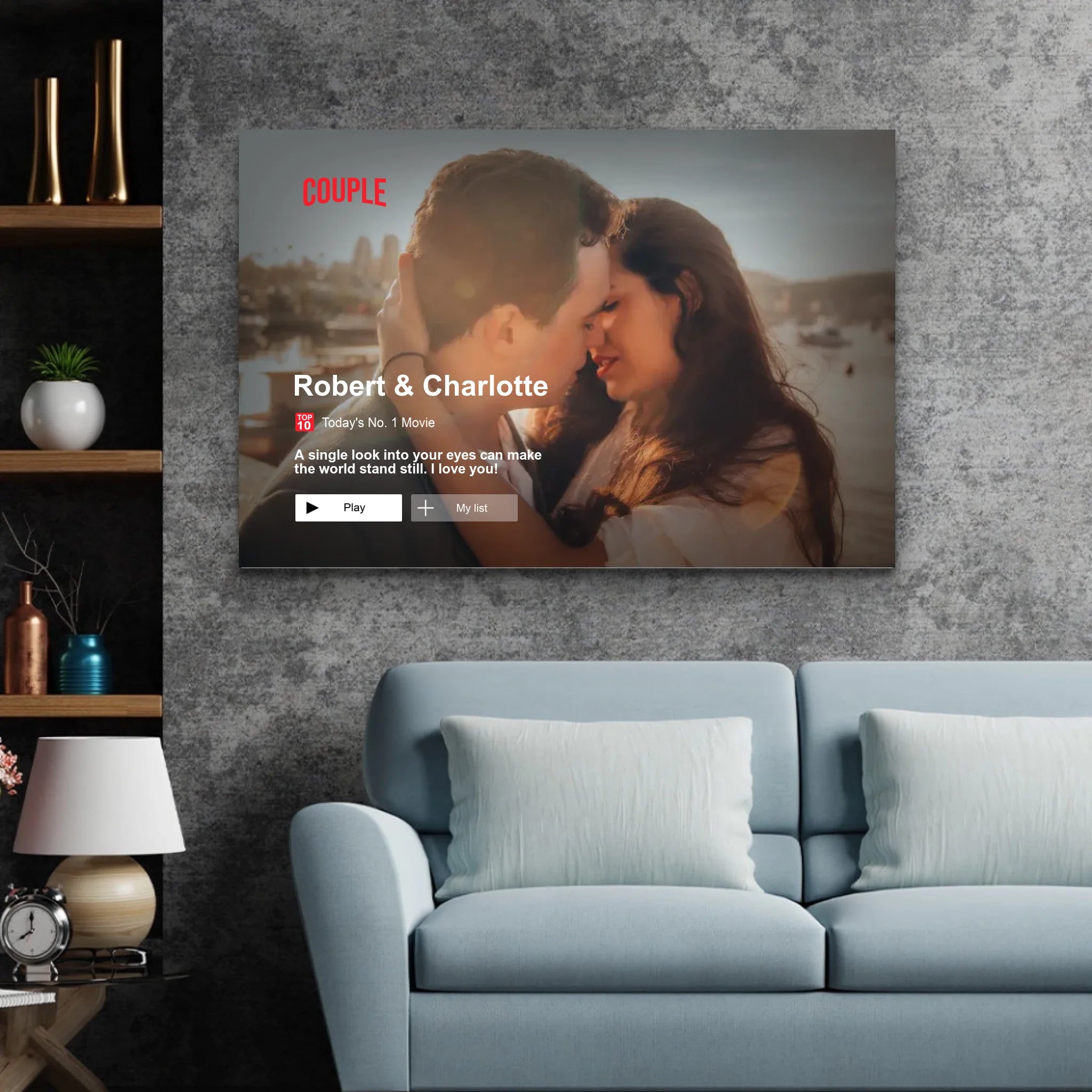 Personalized Canvas “Lovestory”