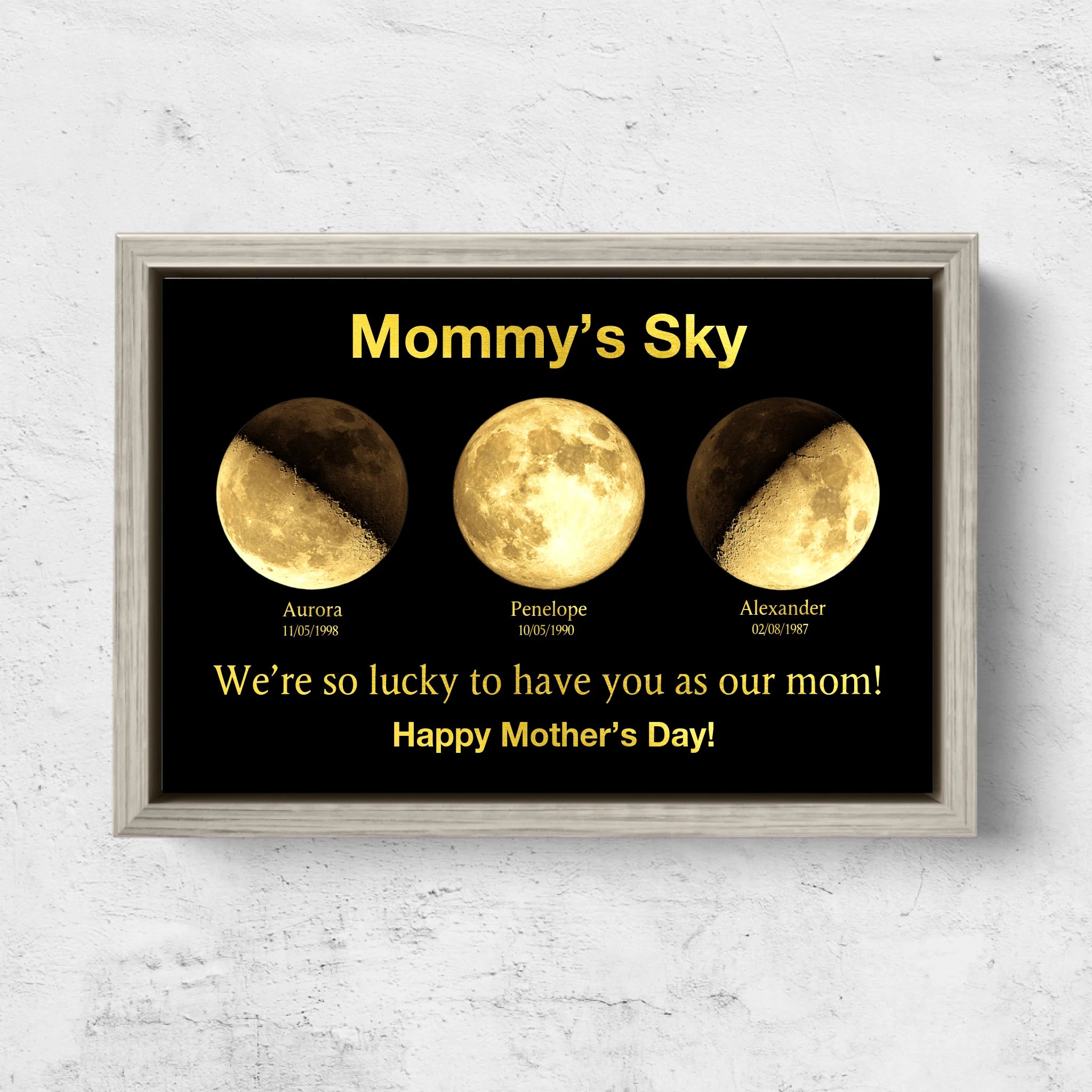 Personalized Canvas "Mommy's Universe"