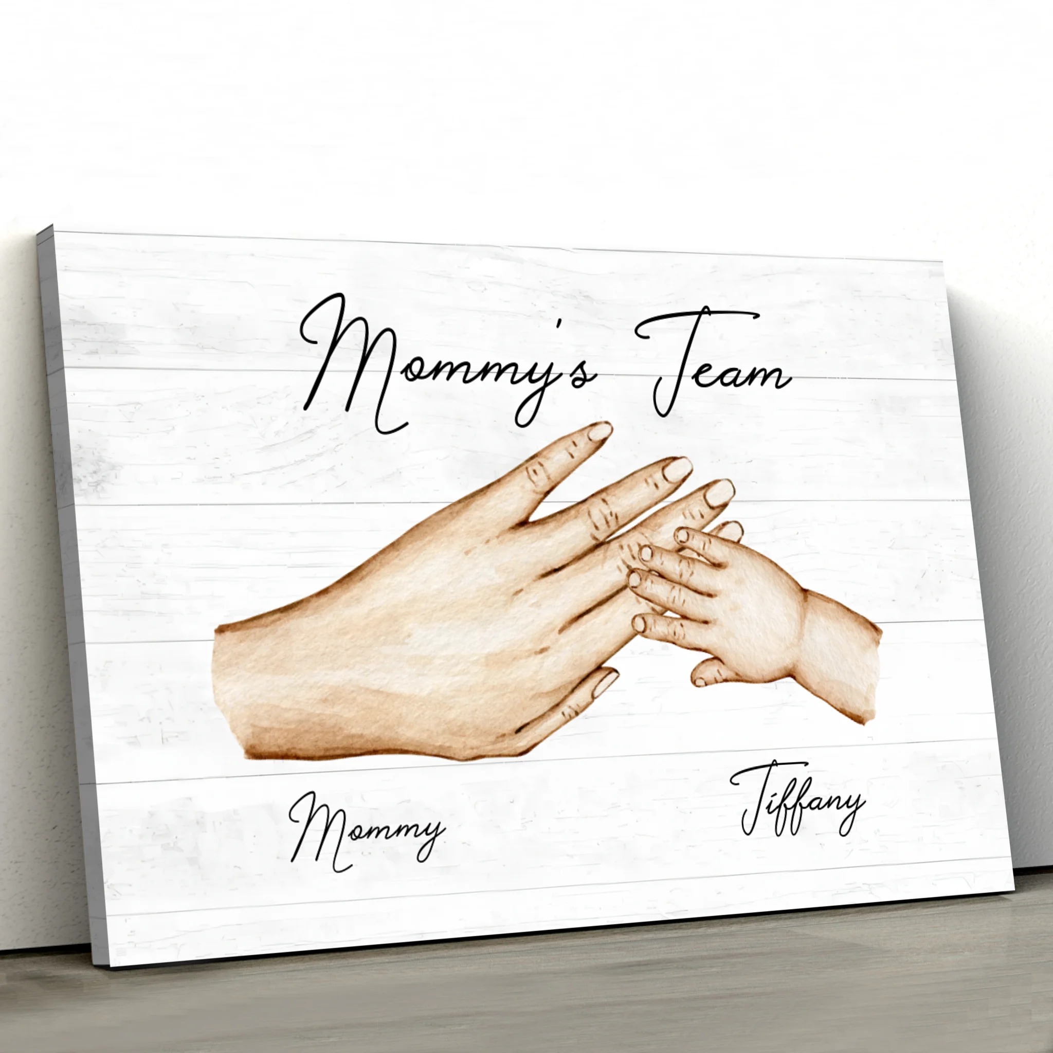 Personalized Canvas "Mommy's Team"