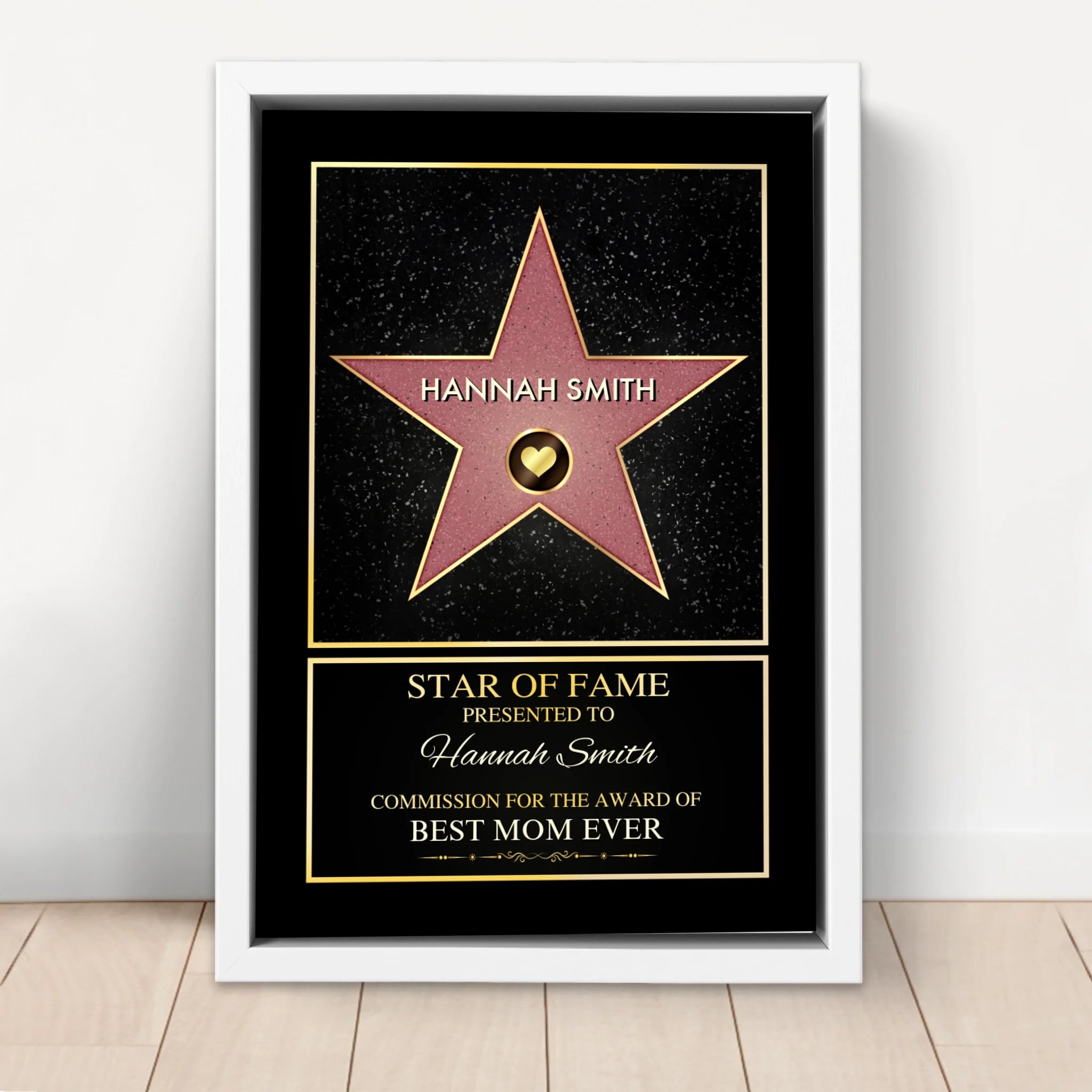 Personalized Canvas "Star of Fame"