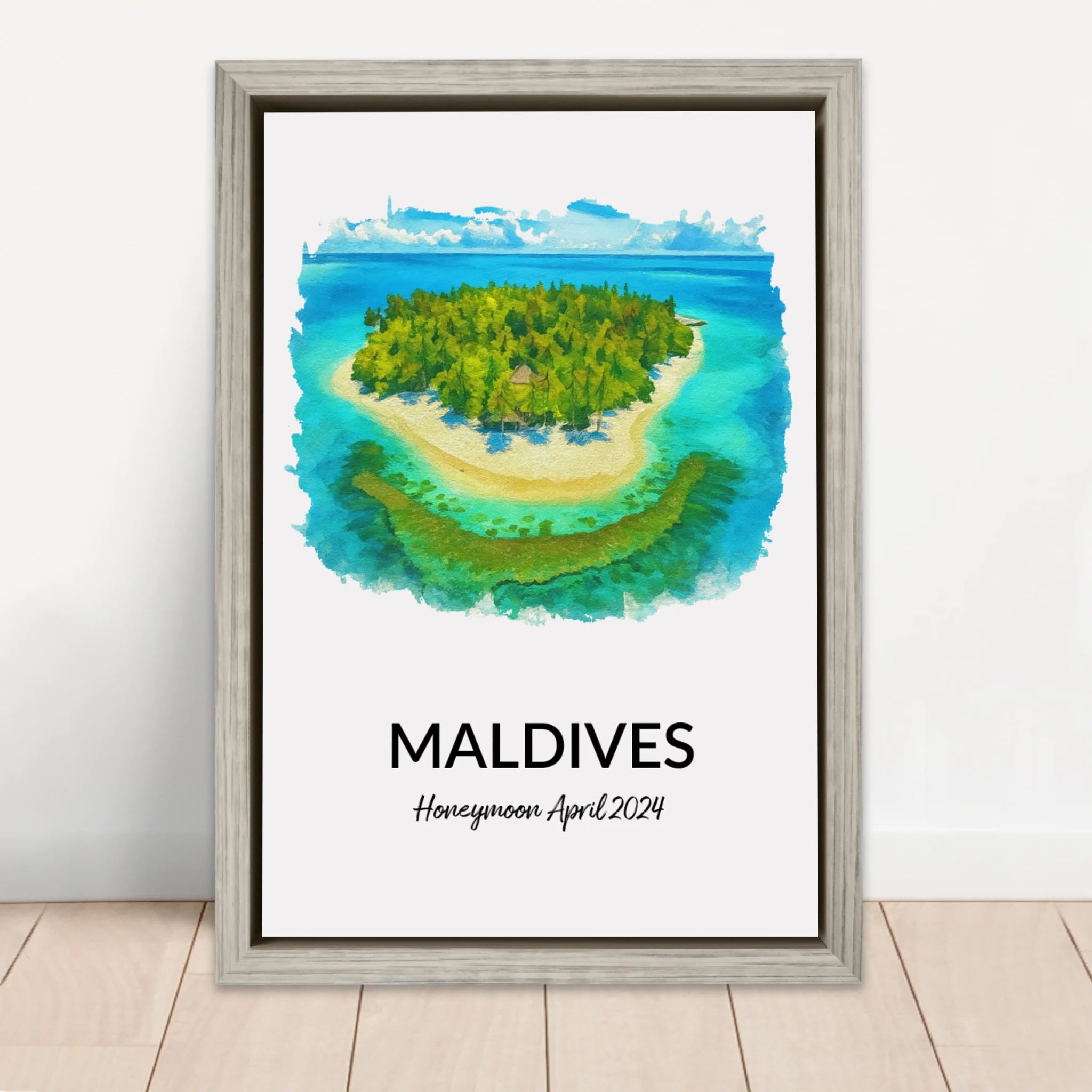 Personalized Canvas "Personalized vacation print"