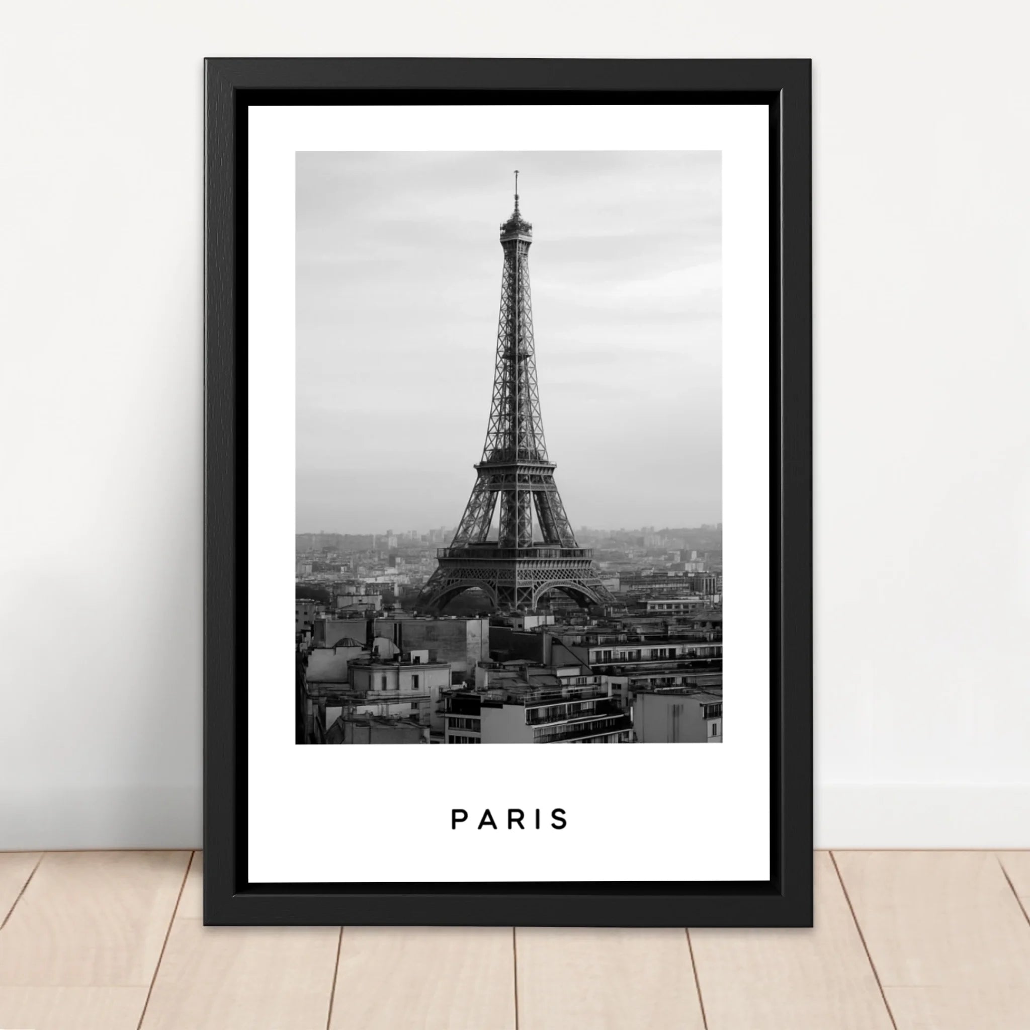 Personalized Canvas – Cityscape Black And White Travel
