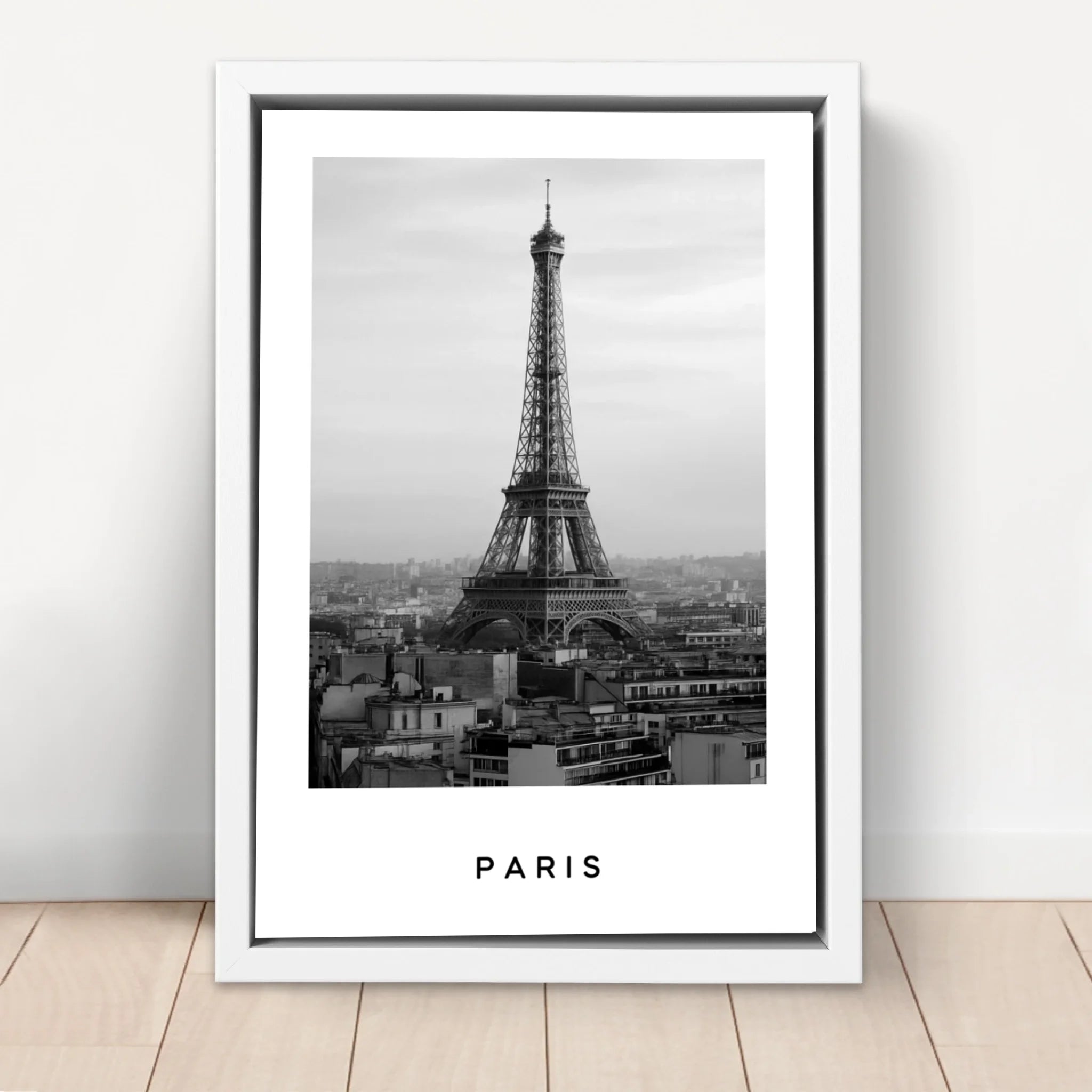 Personalized Canvas – Cityscape Black And White Travel