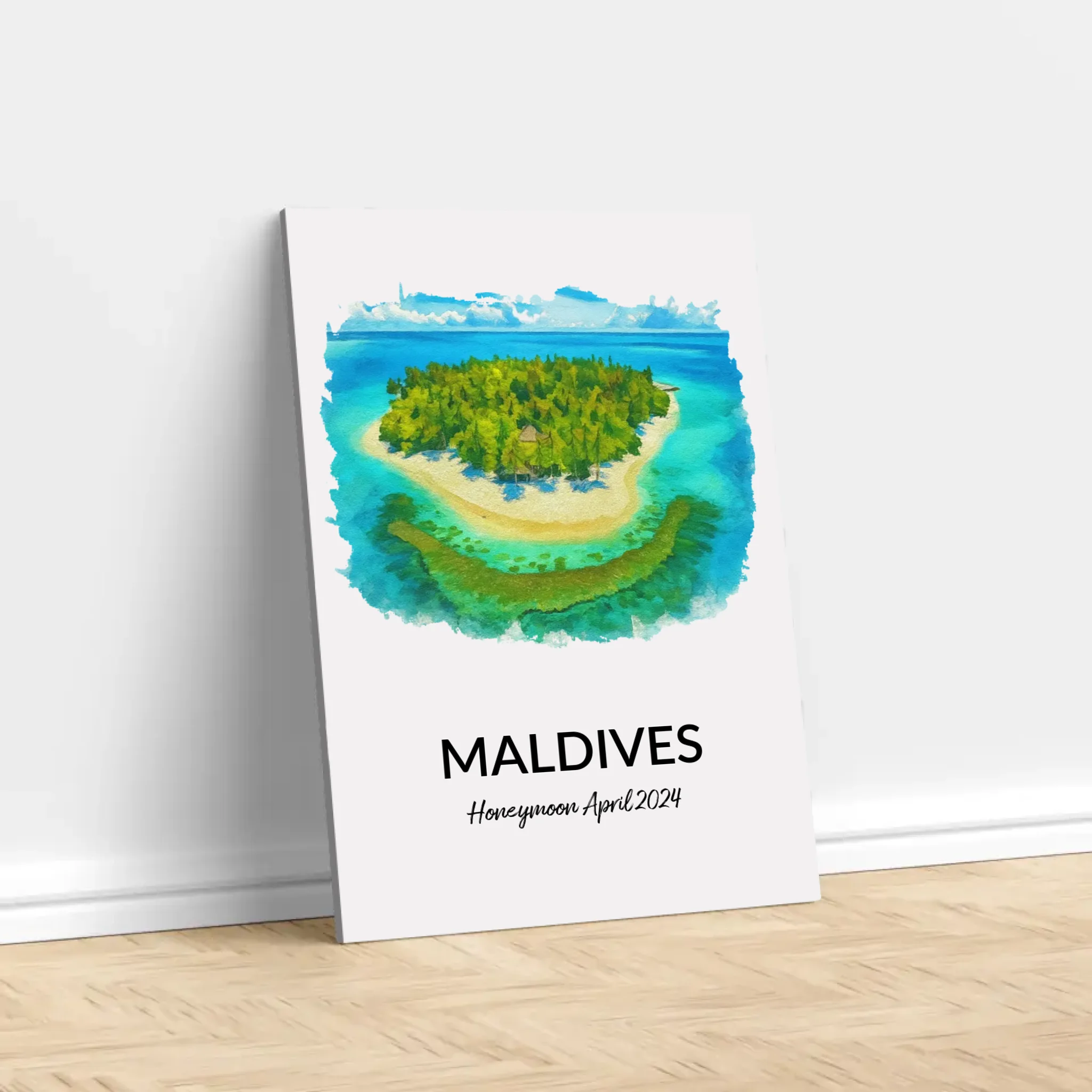 Personalized Canvas "Personalized vacation print"