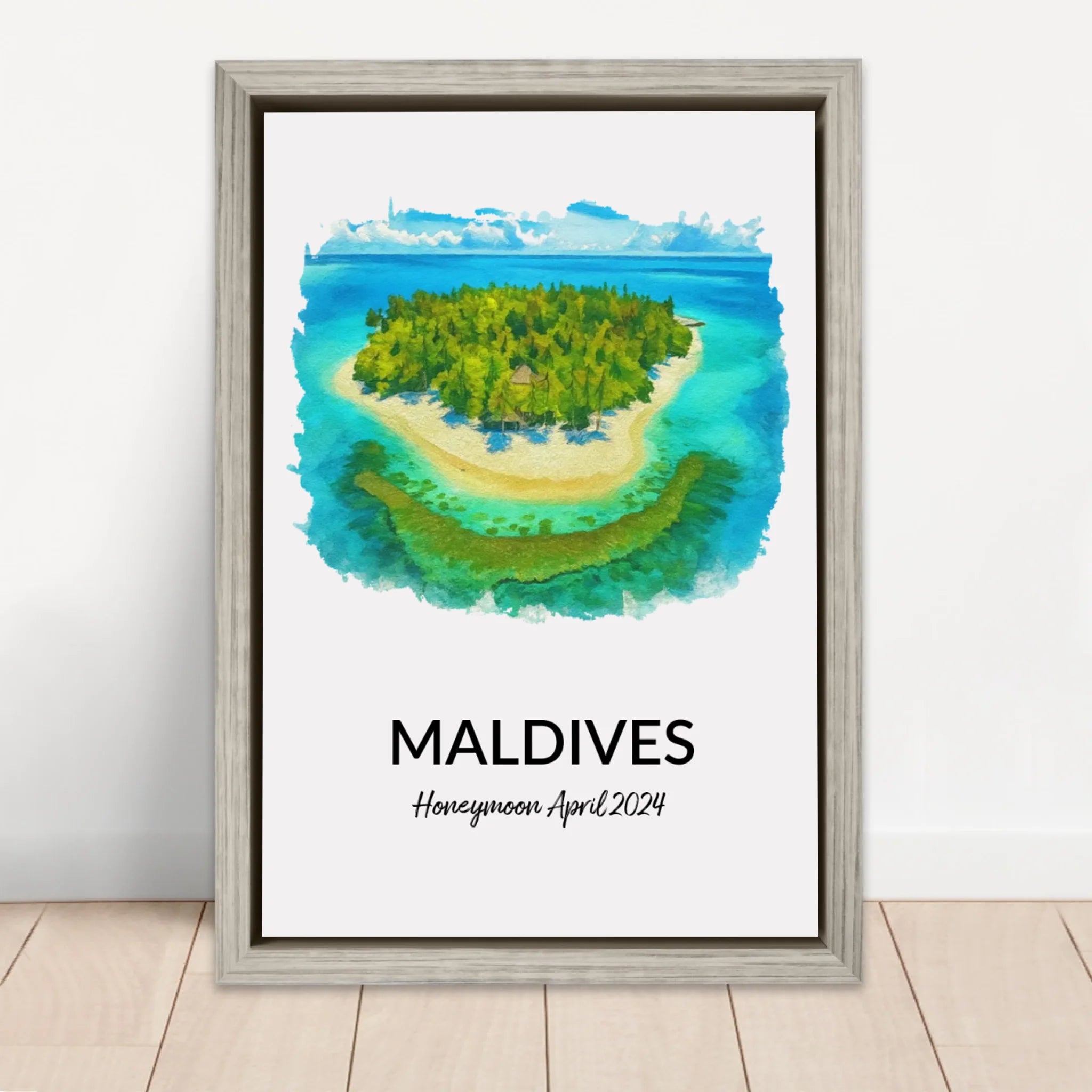 Personalized Canvas "Personalized vacation print"