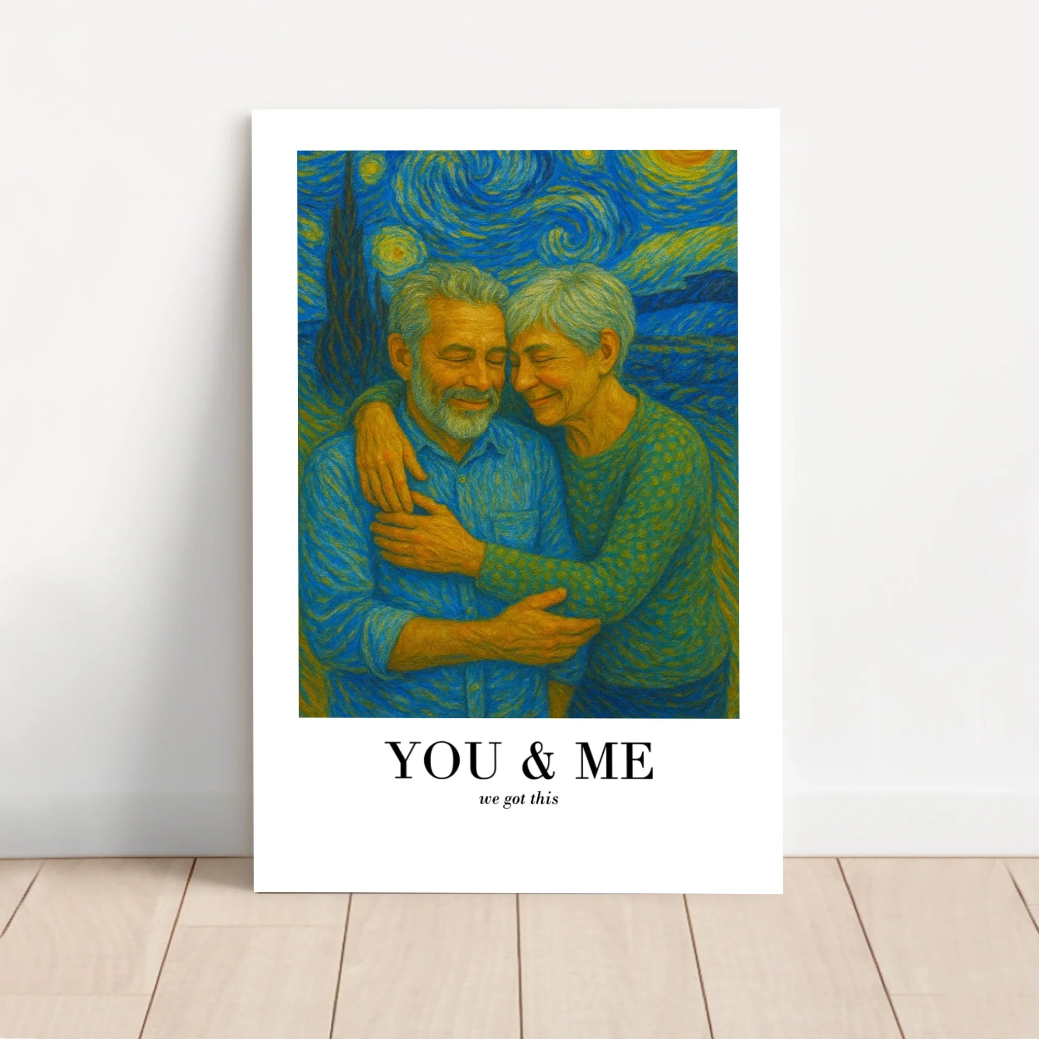 Personalized Canvas β You and Me In Van Gogh Art We Got This