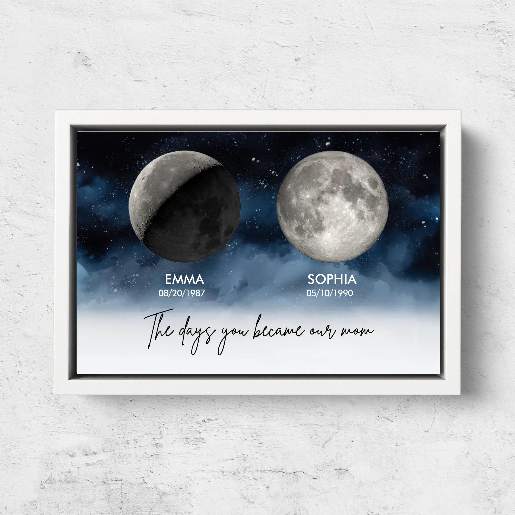 Personalized Canvas “The Days You Became Our Parents"