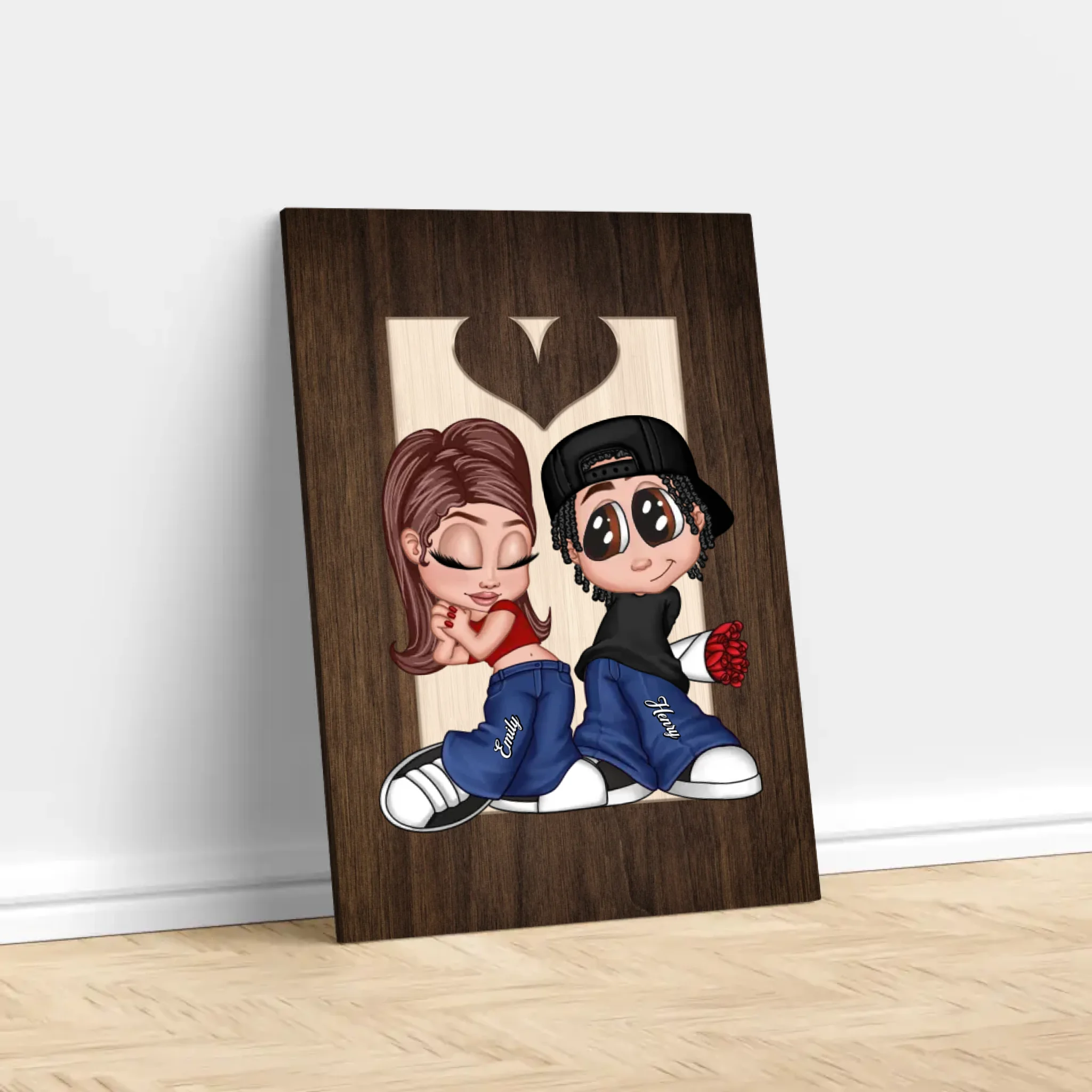 Personalized Canvas – Y2K Couple