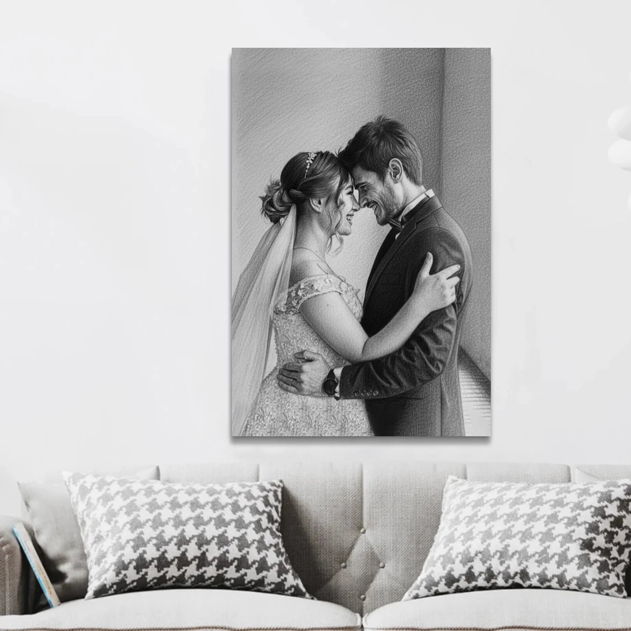 Personalized Canvas – Pencil Drawing From Photo