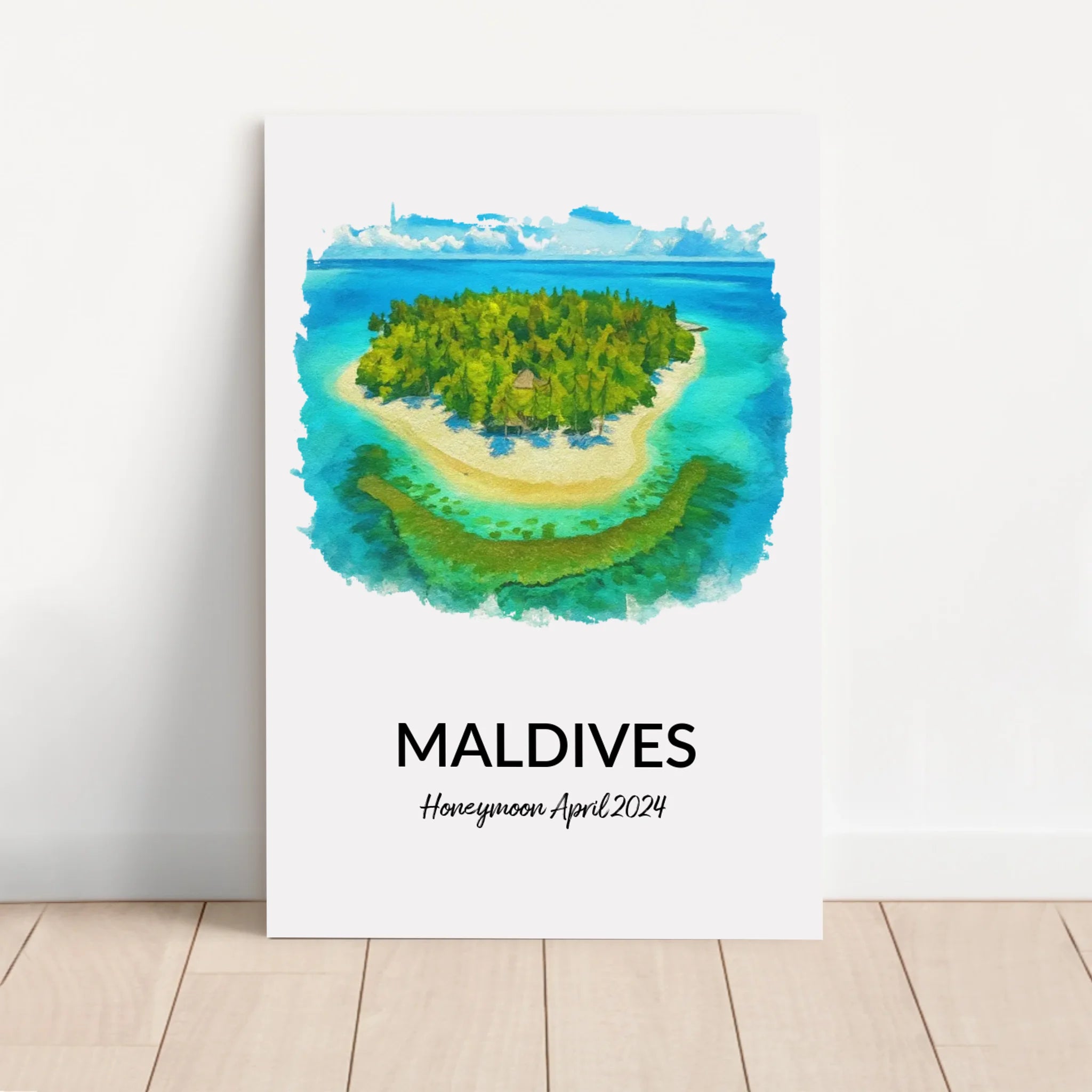 Personalized Canvas "Personalized vacation print"