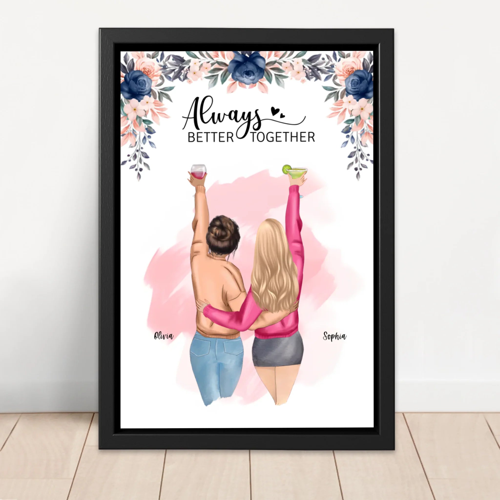 Personalized Canvas β Best Friends Forever