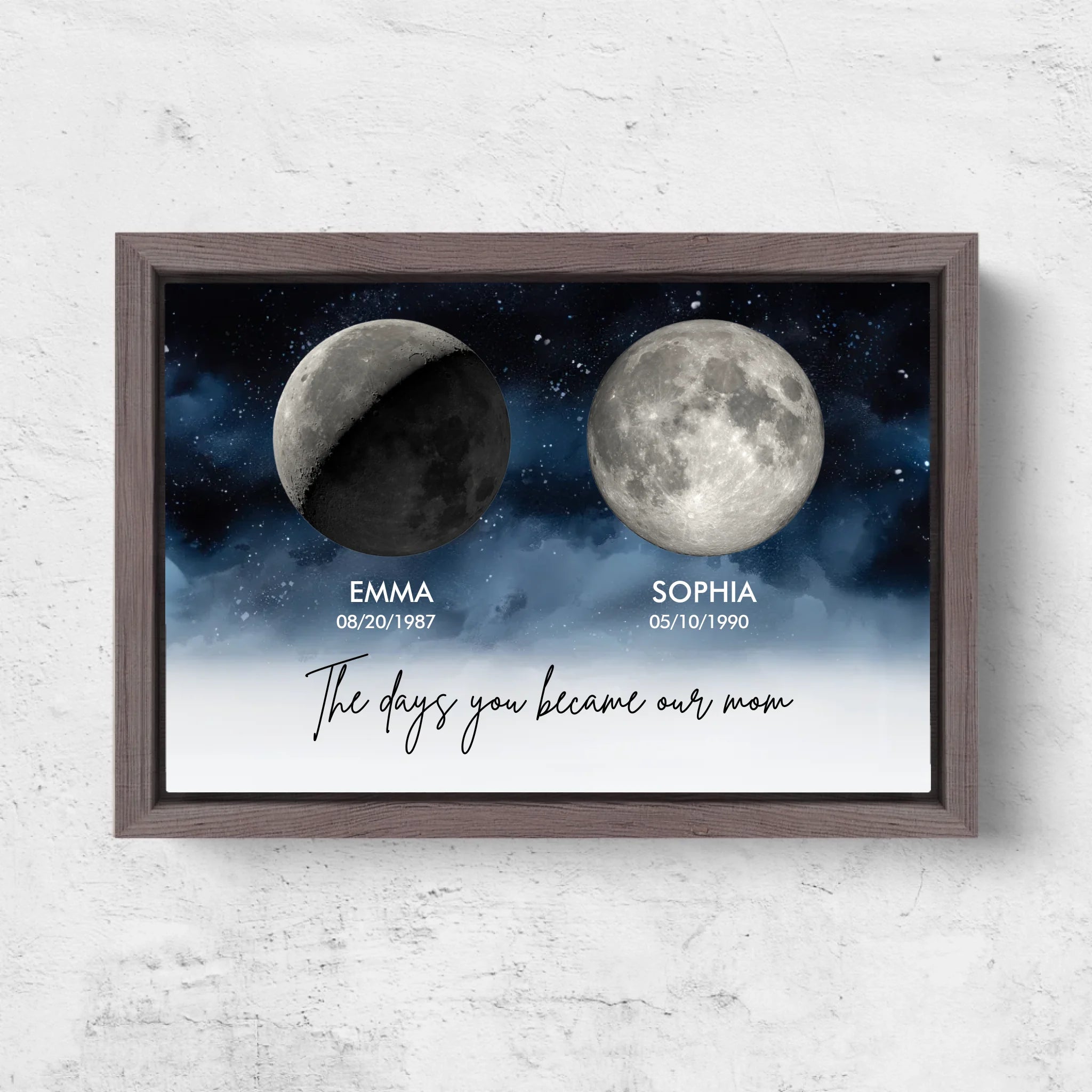Horizontal Framd Canvas-Ovak