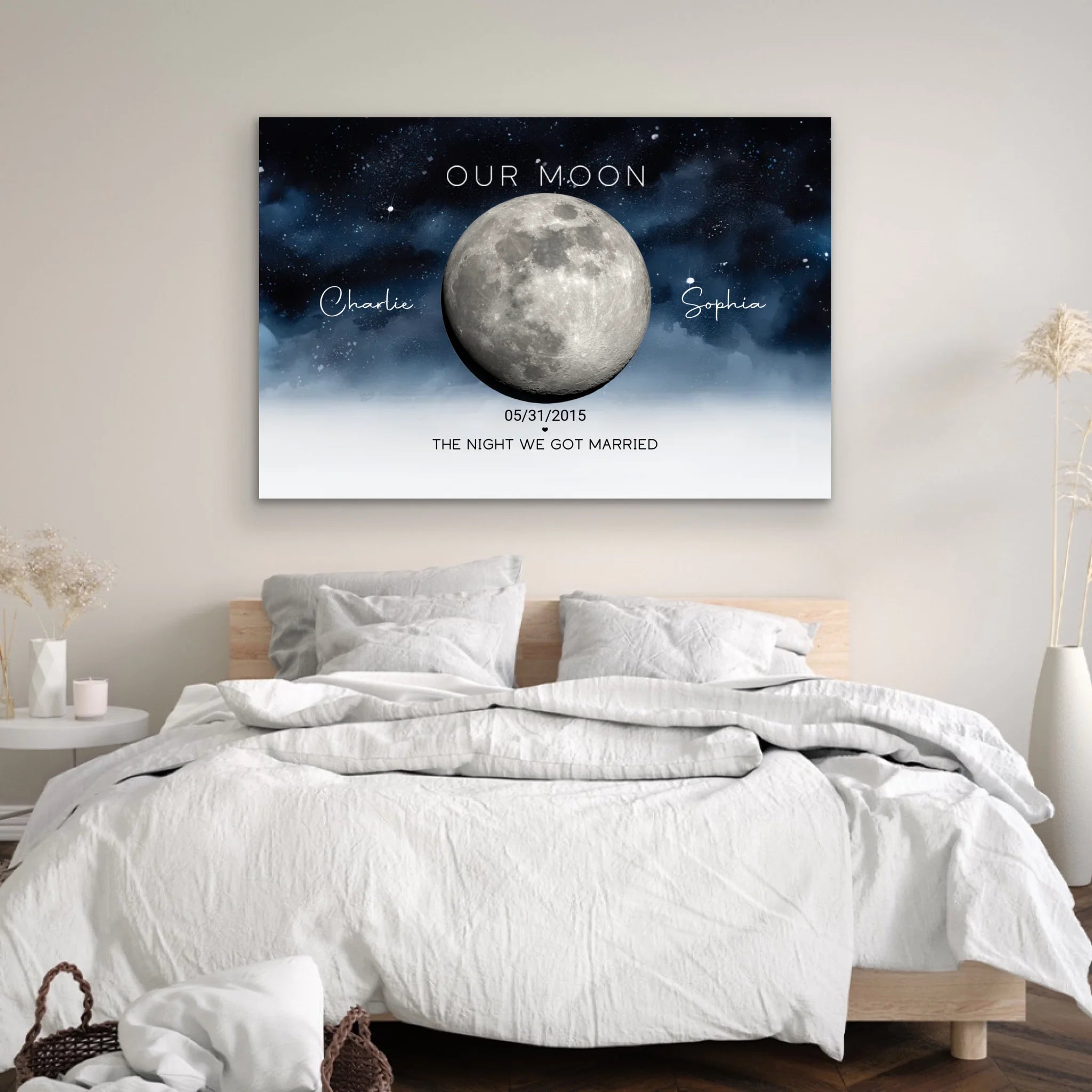 Personalized Canvas “The Night We Got Married”