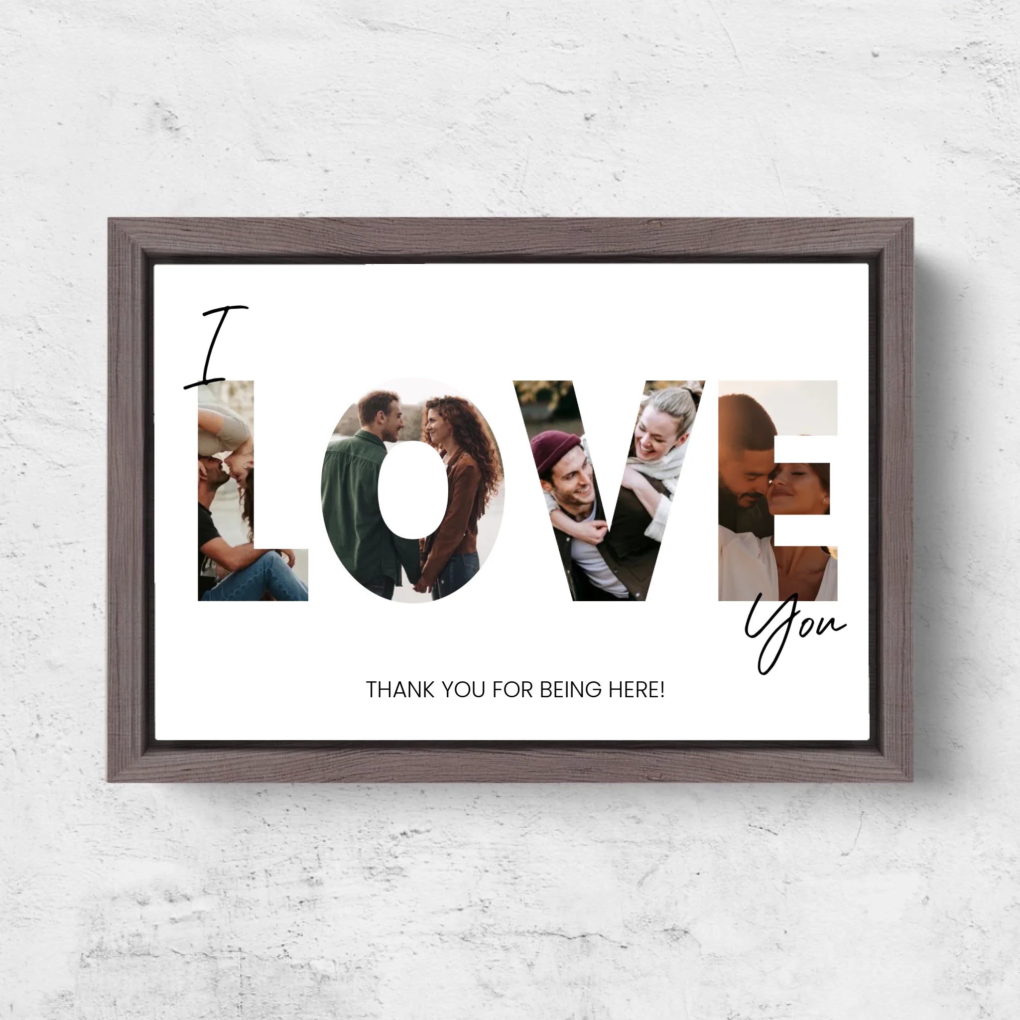 Horizontal Framd Canvas-Ovak