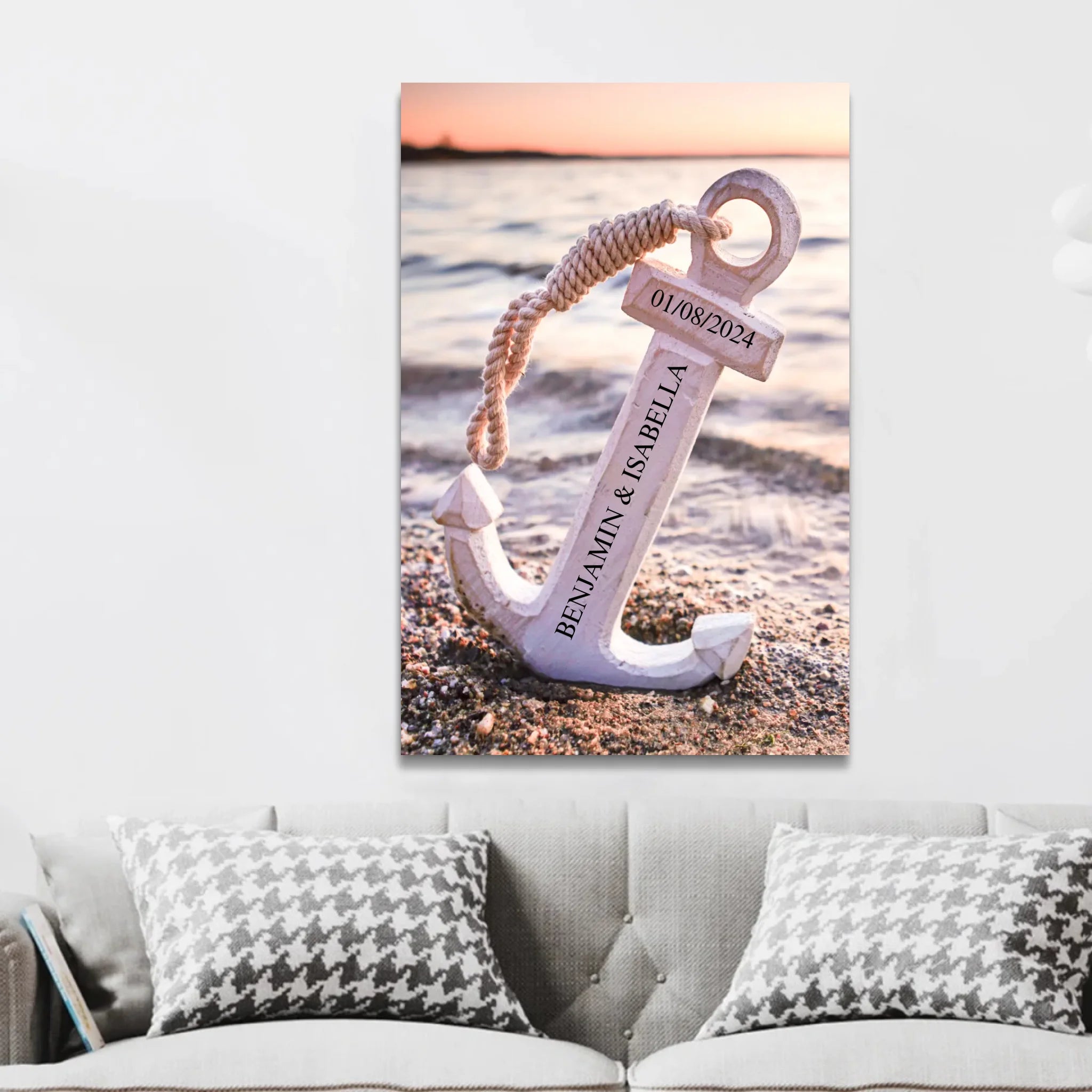 Personalized Canvas “Shared anchor”