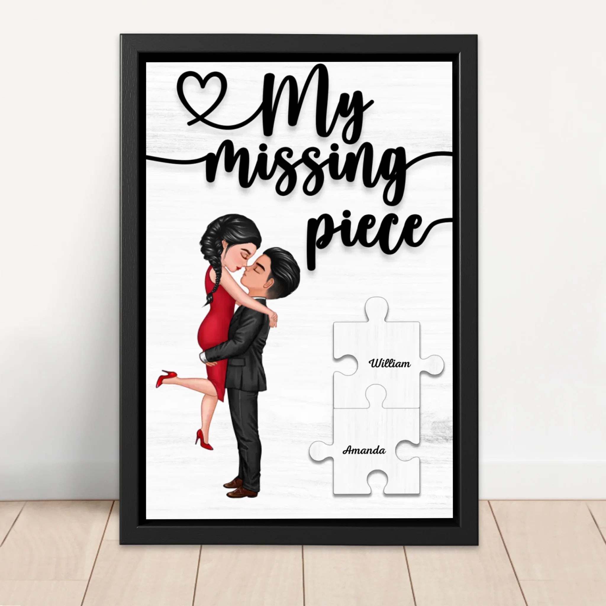 Personalized Canvas “The missing piece”