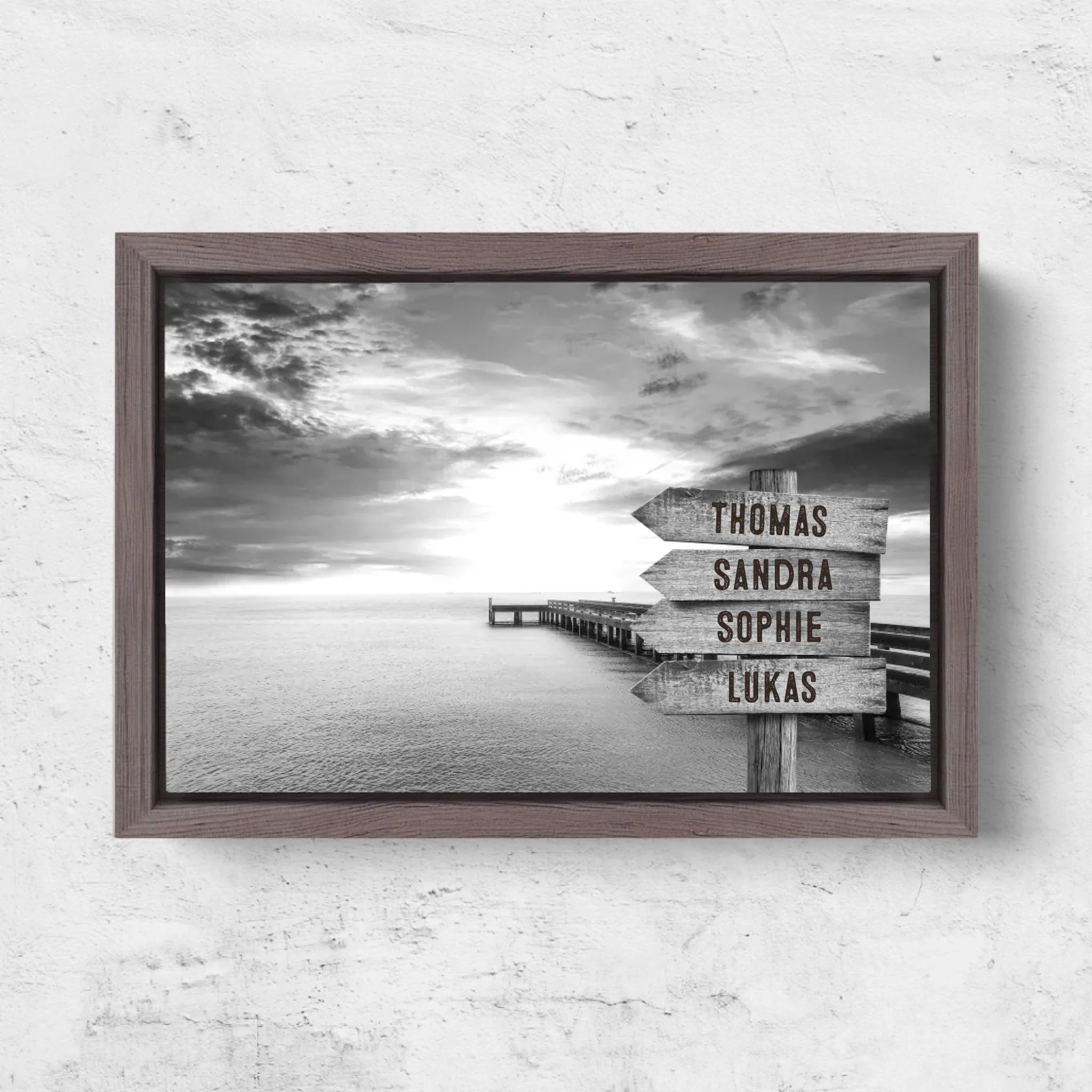 Horizontal Framd Canvas-Ovak