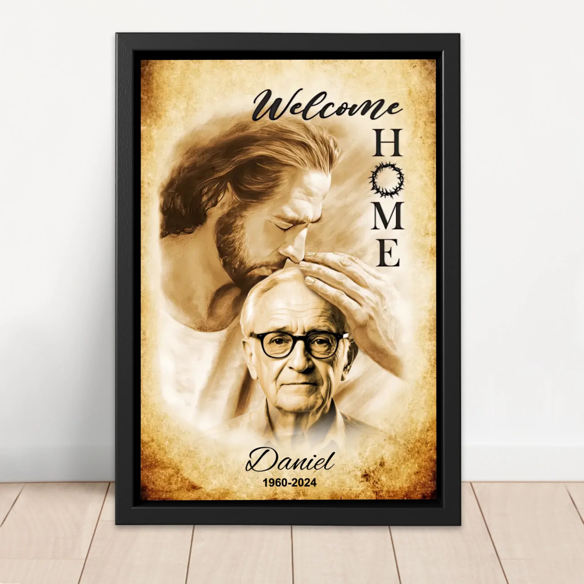 Personalized Canvas “Welcome home”