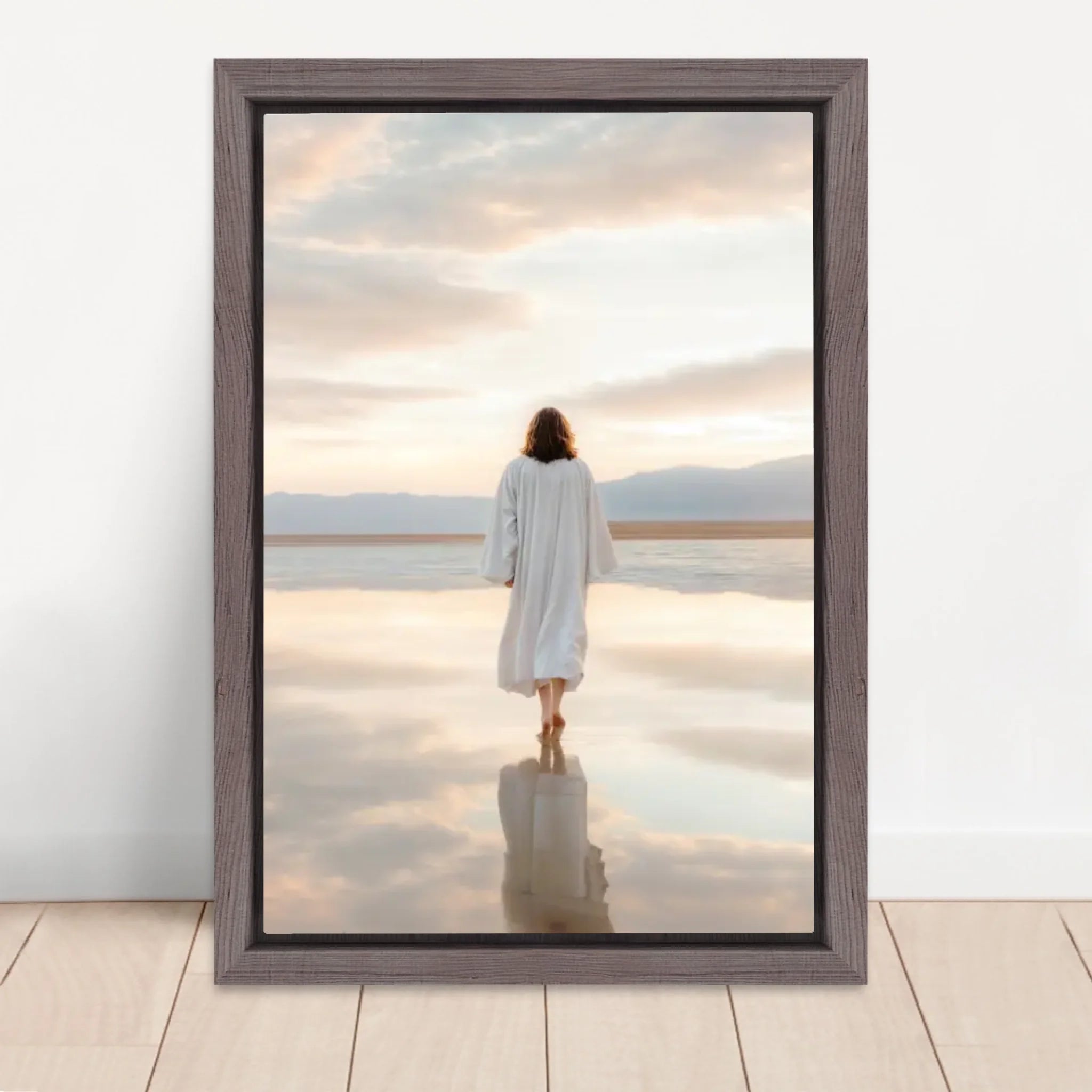 Vertical Framed Canvas-Oak 2026