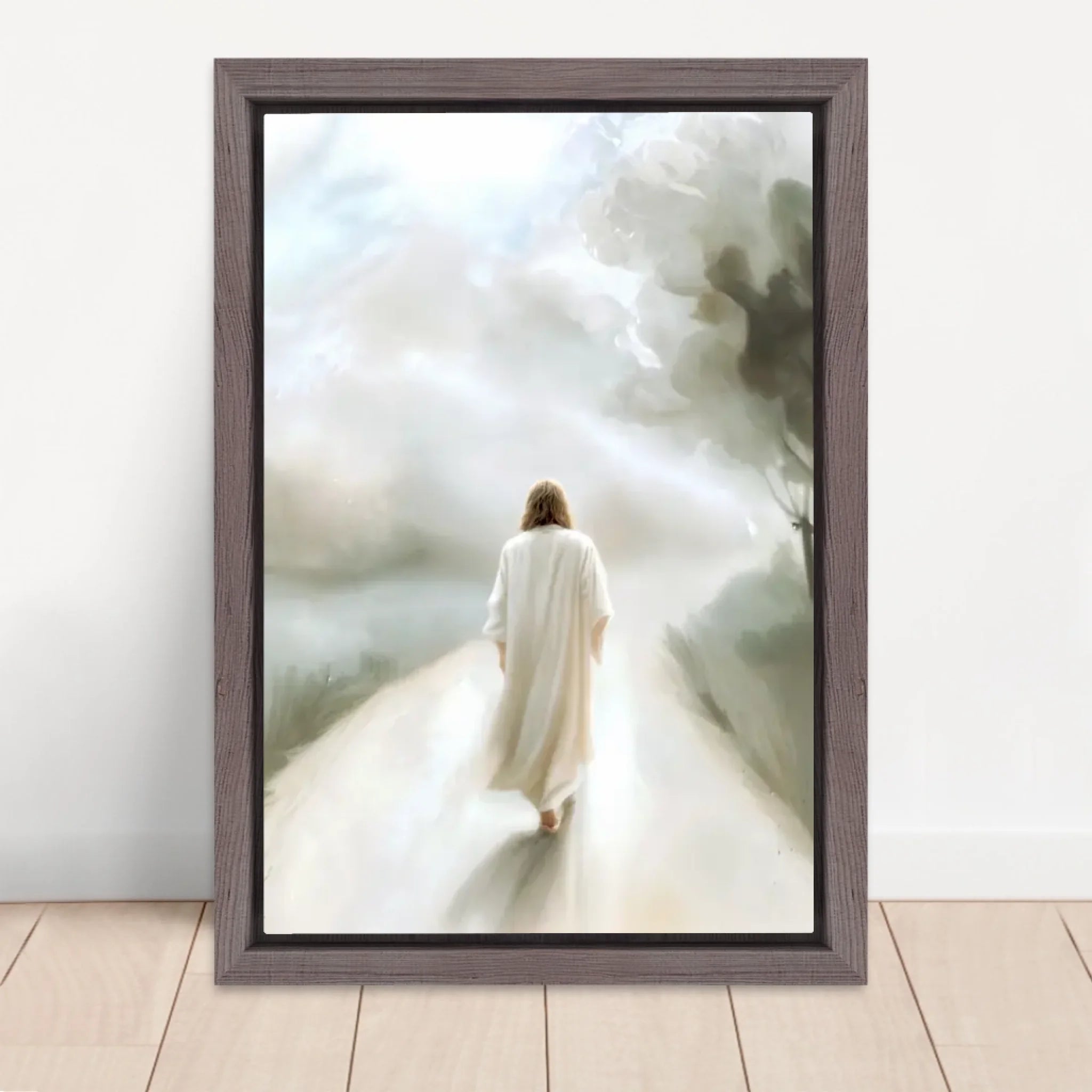 Vertical Framed Canvas-Oak 2026