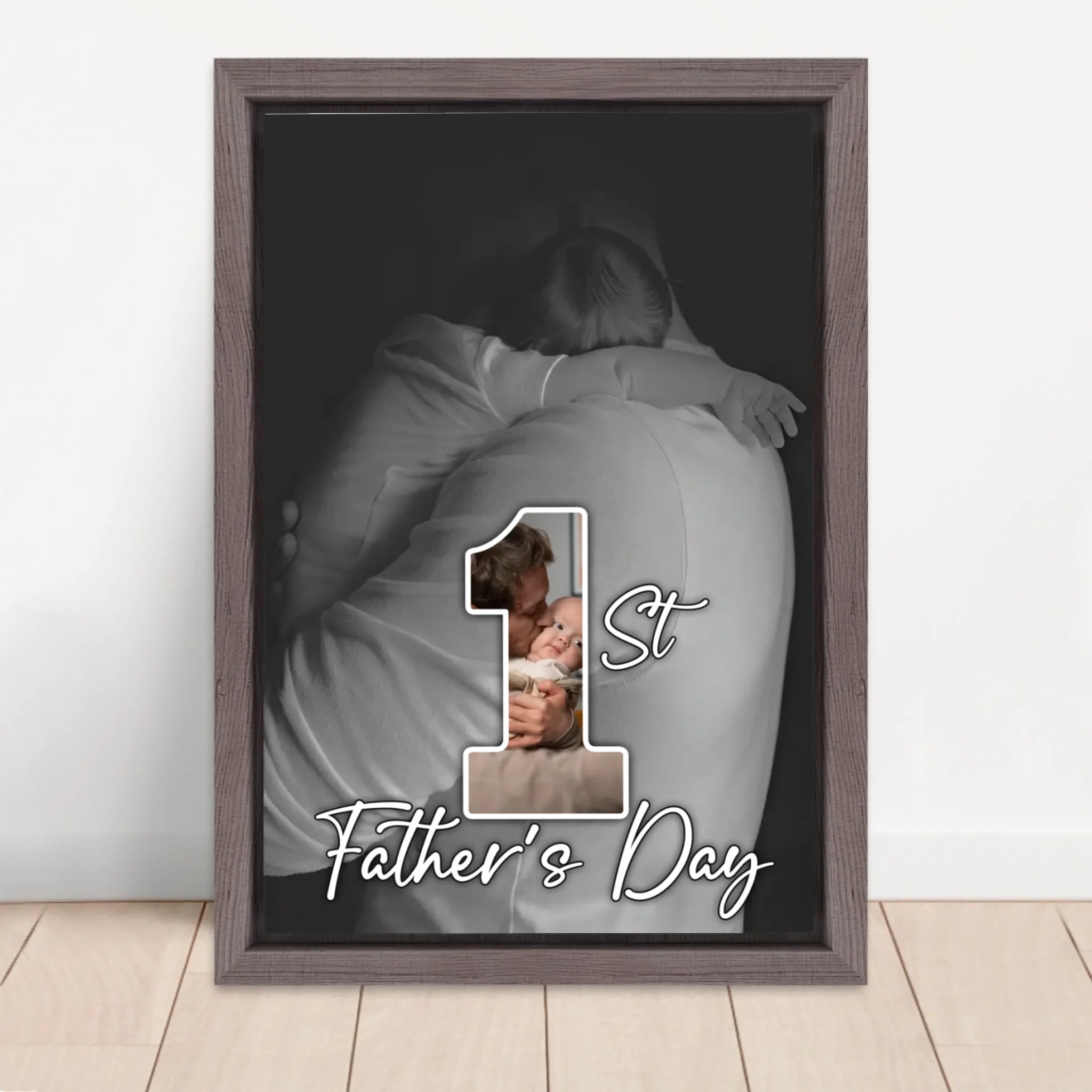 Vertical Framed Canvas-Oak 2026