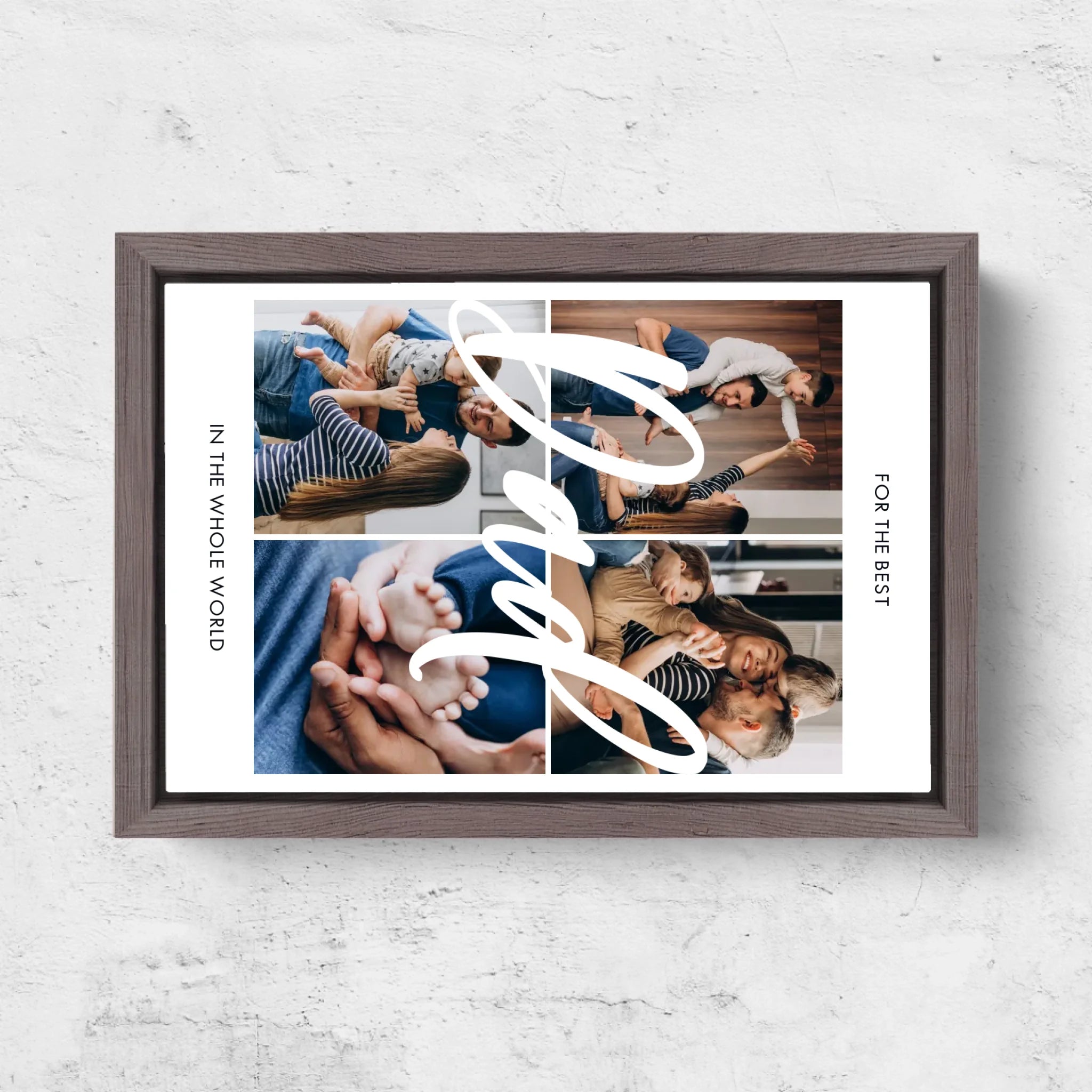 Horizontal Framd Canvas-Ovak
