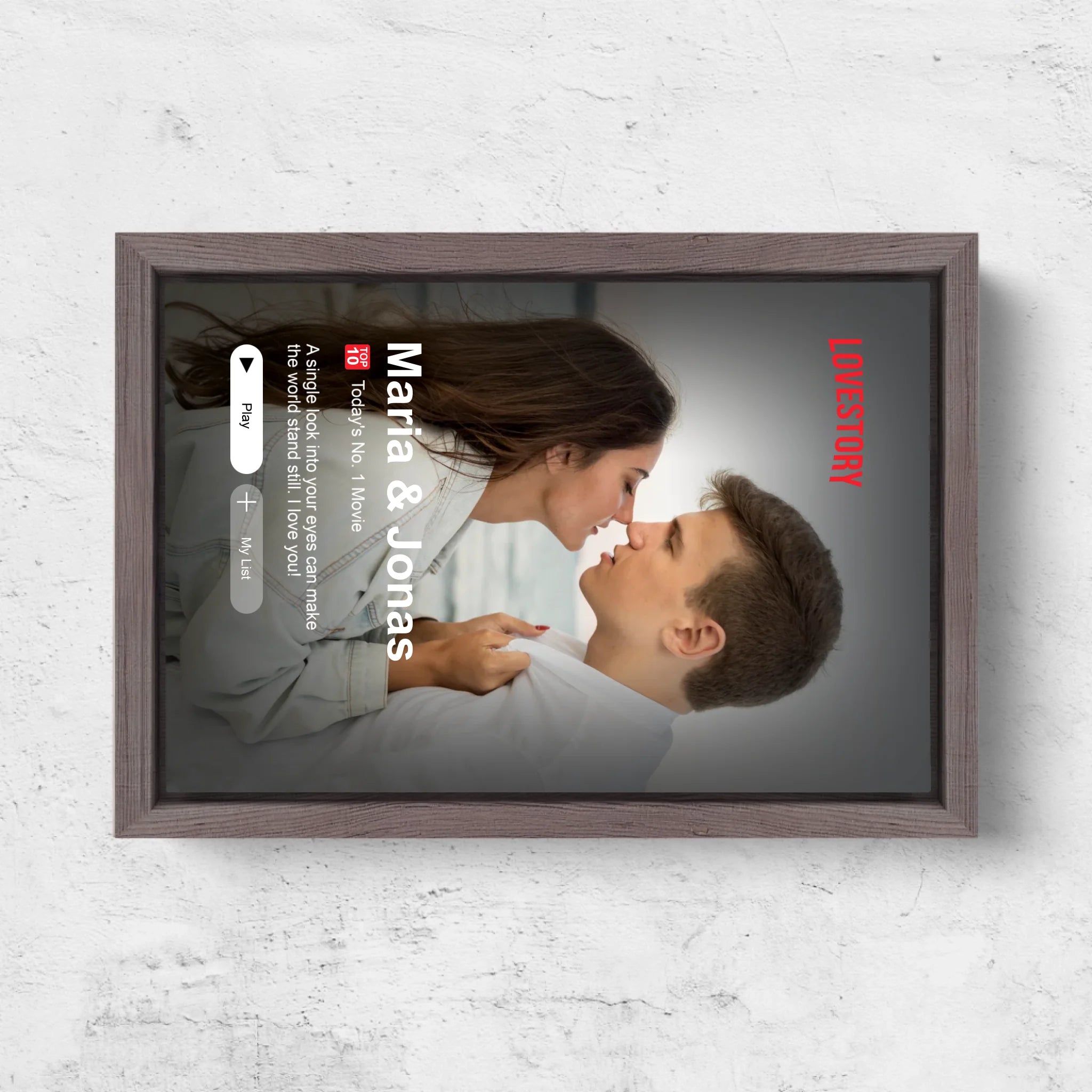 Horizontal Framd Canvas-Ovak