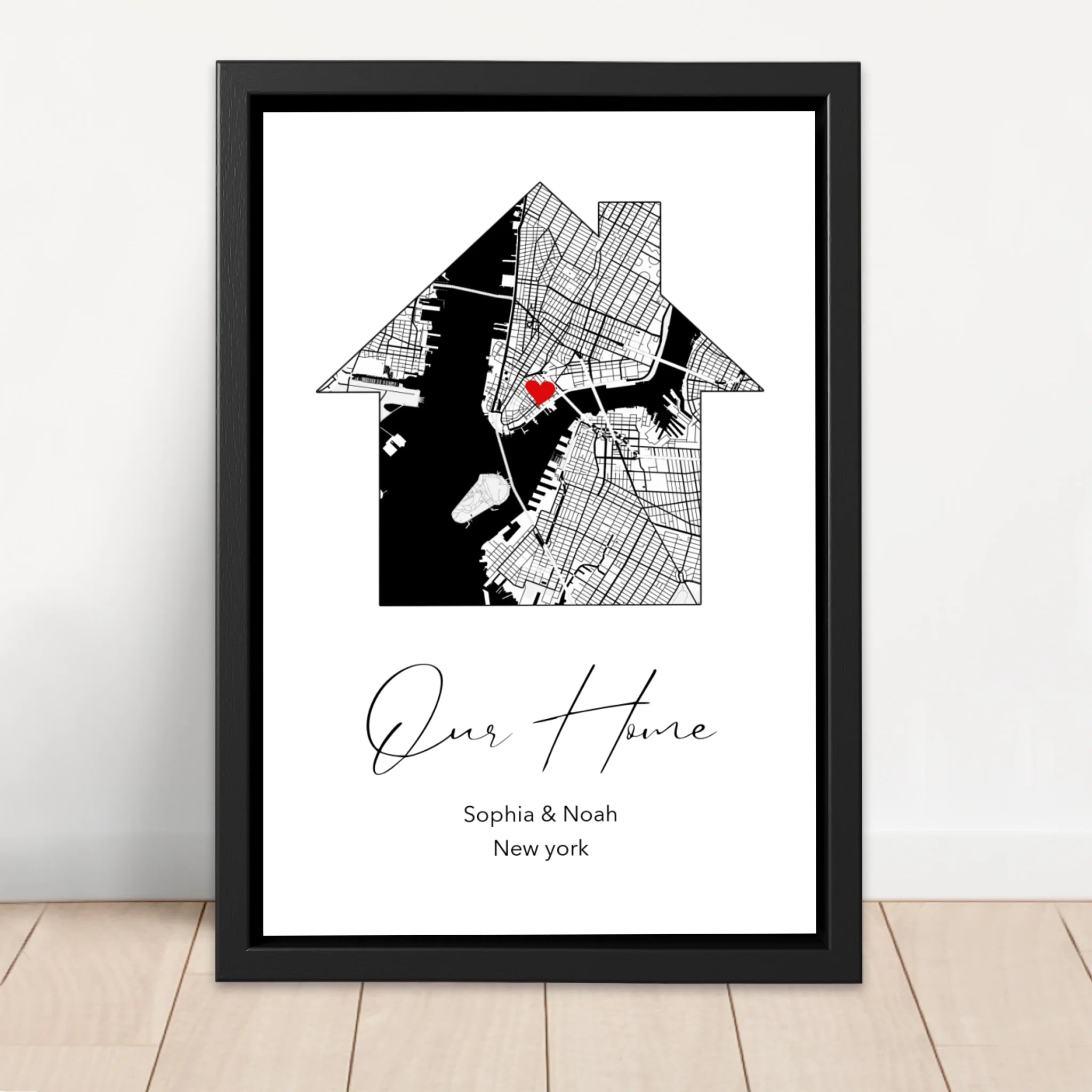 Personalized Canvas "Our Home"