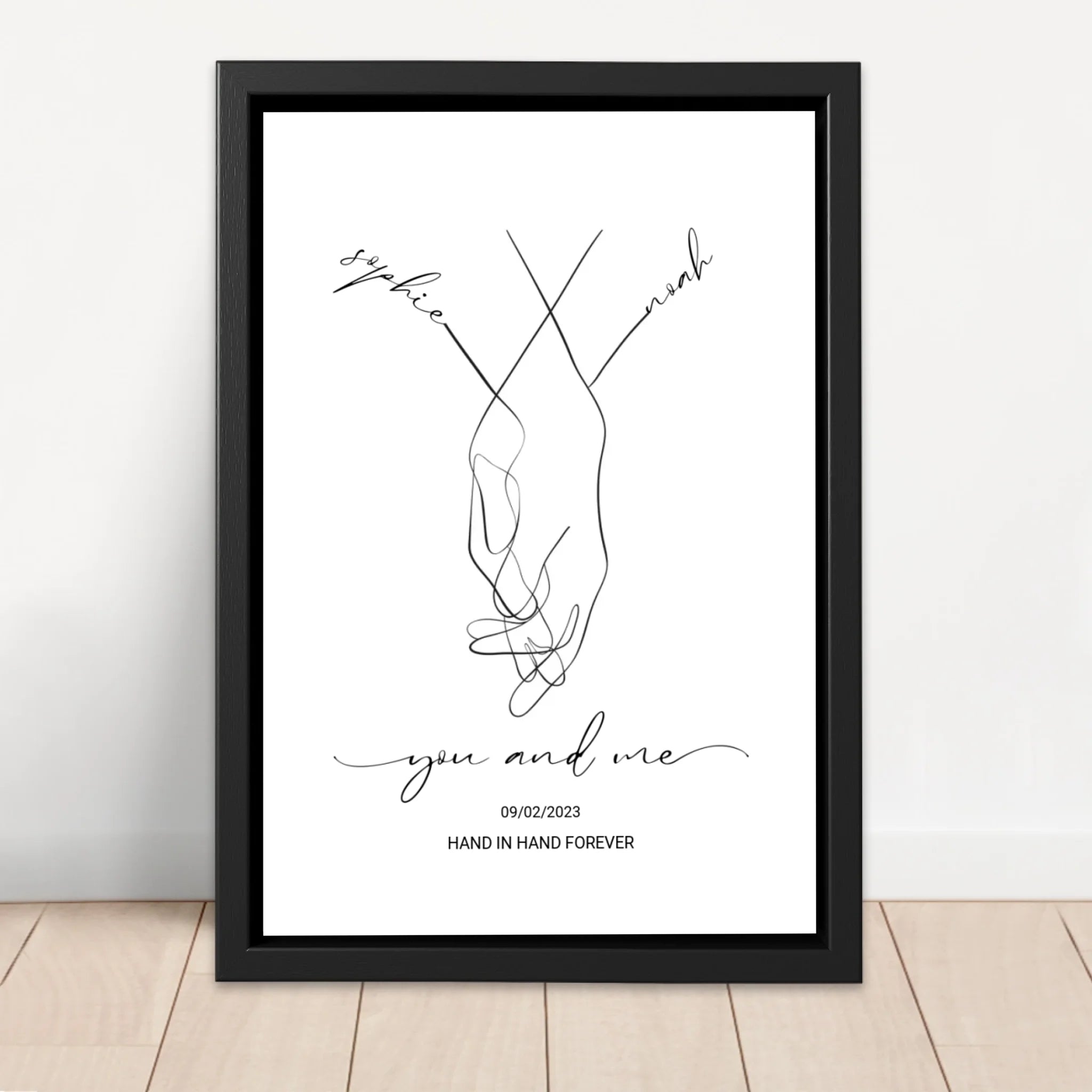 Personalized Canvas "You and me"