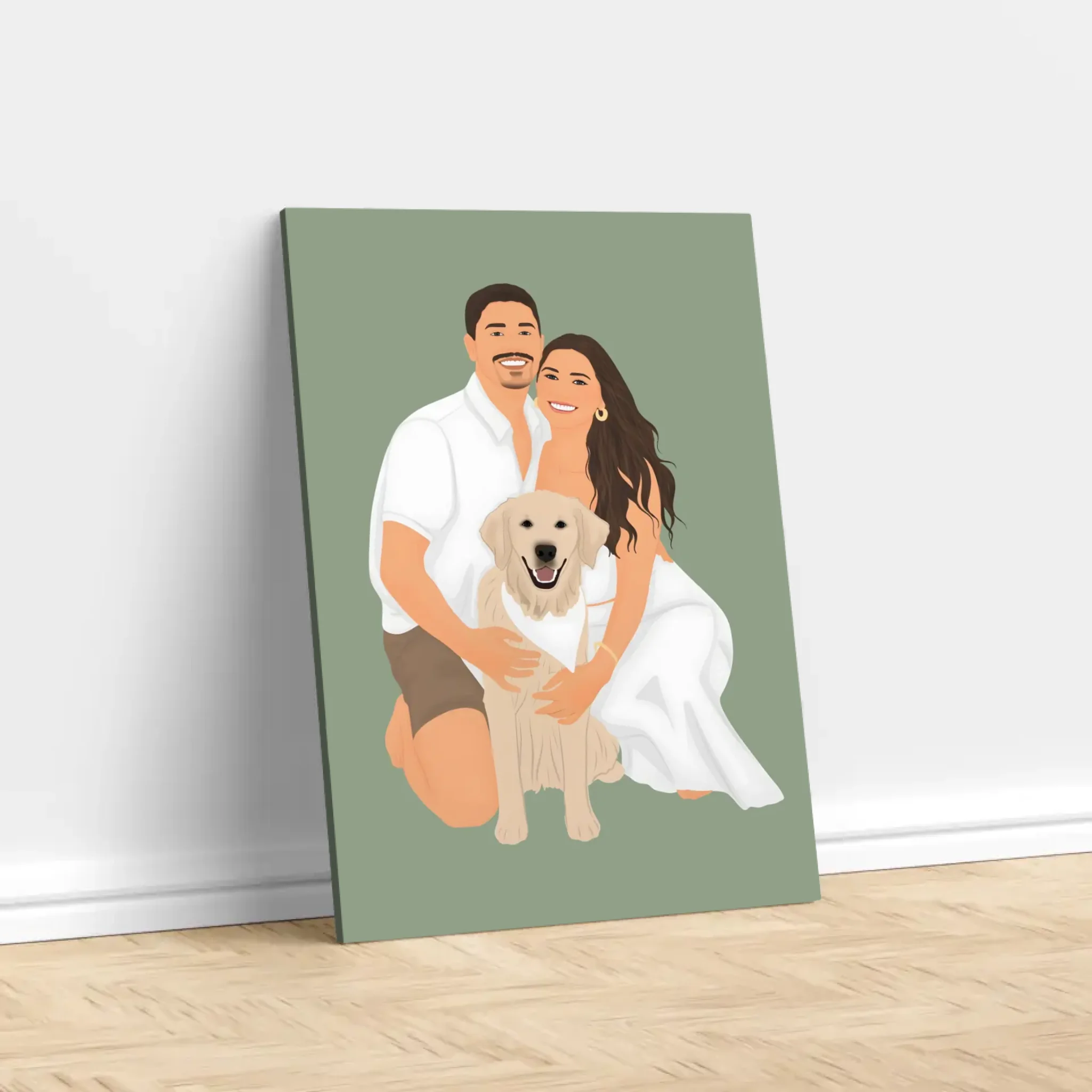 Personalized Canvas – Faceless Drawing From Photo